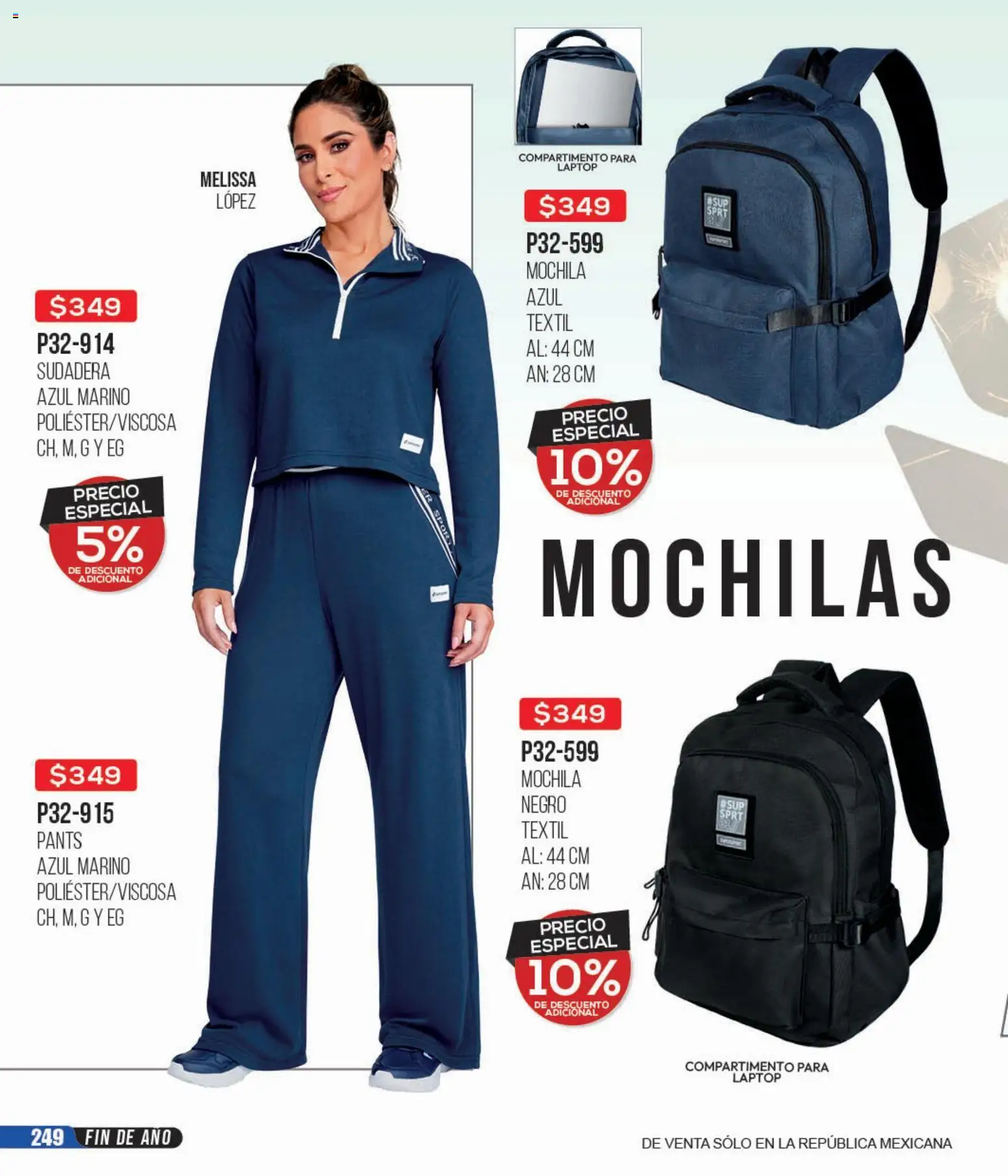 Nuevas ofertas de Cklass válidas en toda la República Mexicana desde el 02.01.2026. ¡Encuentra las mejores ofertas en Cklass catálogo Rebajas Inicio de Año Calzado! | Página: 250 | Productos: Mochila, Sudadera, Pants