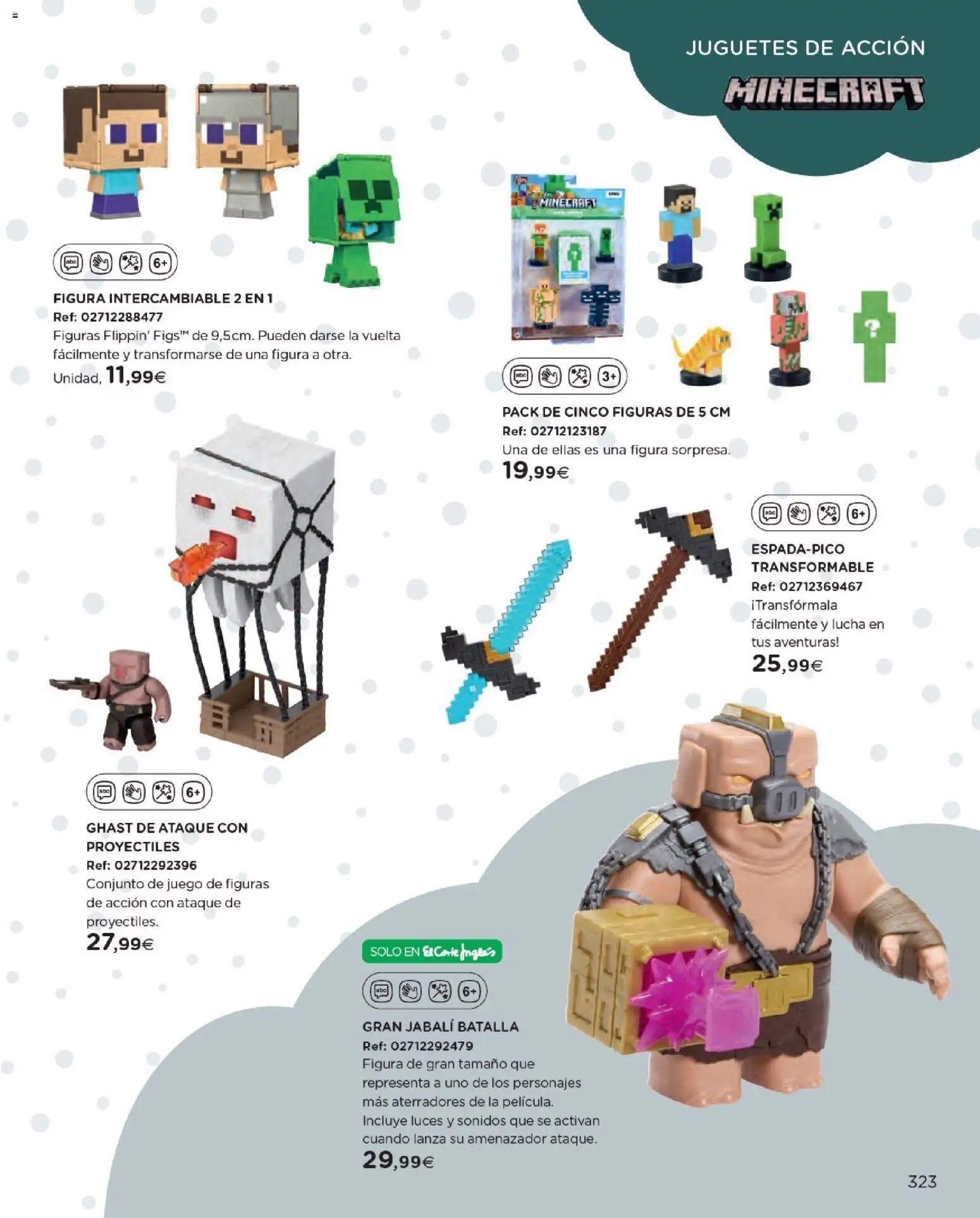 Nuevas ofertas de El Corte Inglés válidas en toda la República Mexicana desde el 27.10.2025. ¡Encuentra las mejores ofertas en El Corte Inglés catálogo Juguetes! | Página: 323 | Productos: Juego, Conjunto