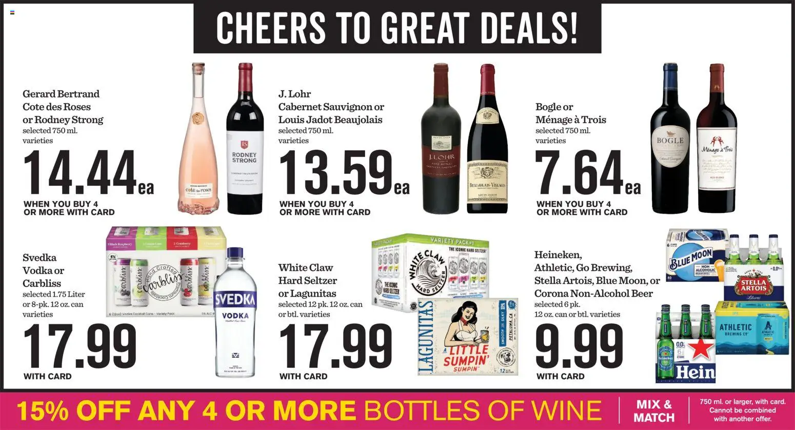 Mariano's Weekly Ad - valid from 03.12.2025 | Page: 7 | Products: Wine, Beer, Vodka