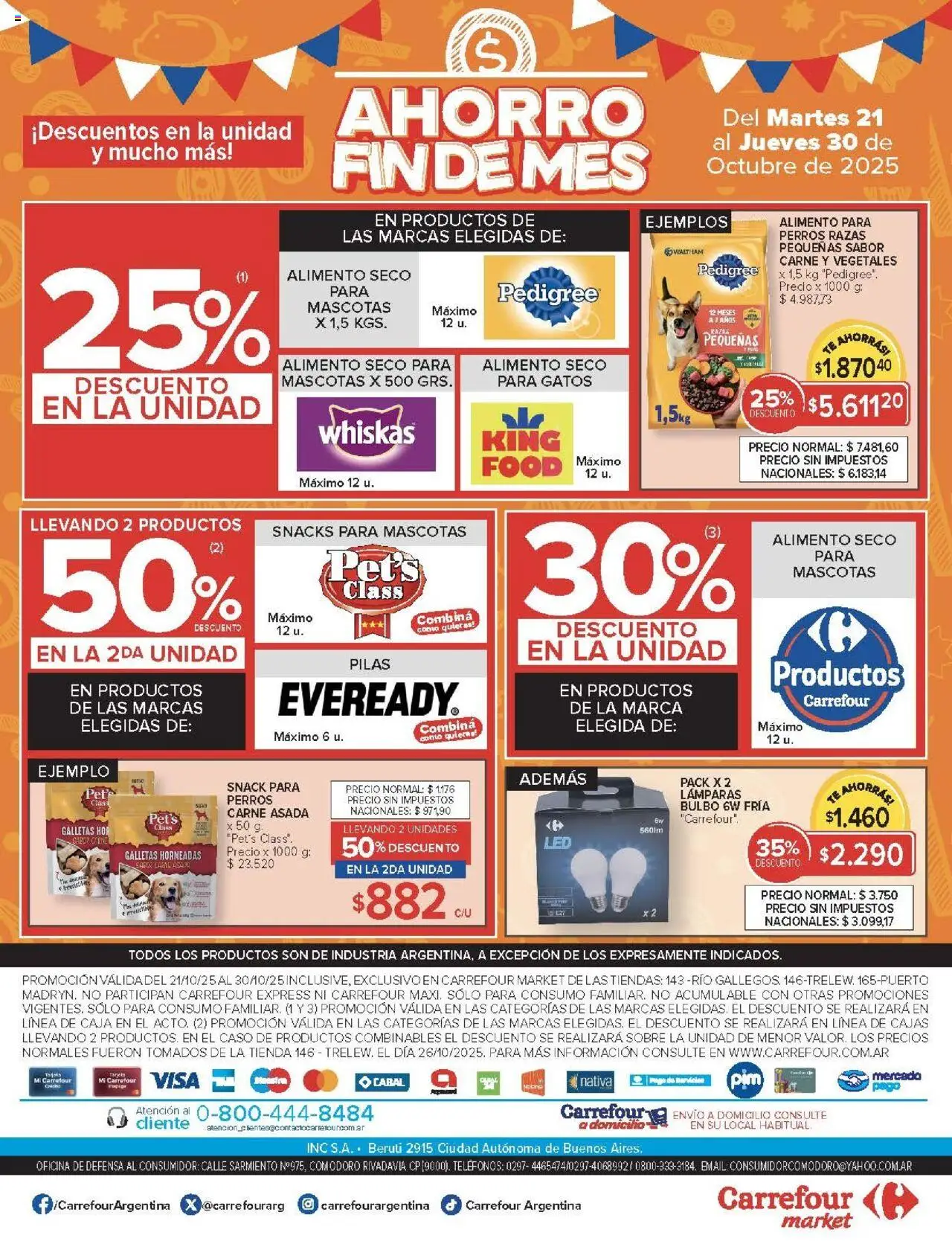 Carrefour Market catálogo - Chubut │ válido desde el 21.10.2025 | Página: 16 | Productos: Caso, Pilas, Caja, Galletas