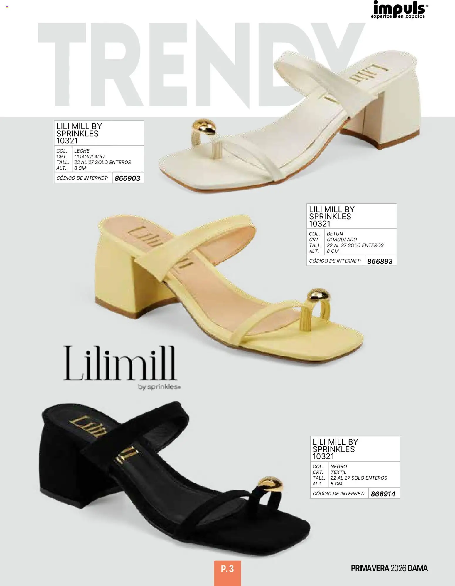 Nuevas ofertas de Impuls válidas en toda la República Mexicana desde el 01.01.2026. ¡Encuentra las mejores ofertas en Impuls catálogo Primavera! | Página: 5 | Productos: Zapatos, Leche