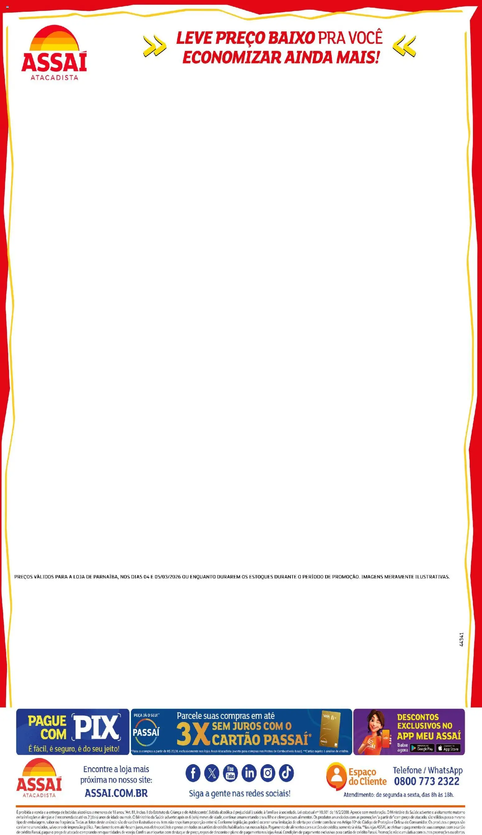 Assaí Atacadista Folheto - válido de 11.03.2026 | Página: 2 | Produtos: Pneus, Base, Bebida, Telefone