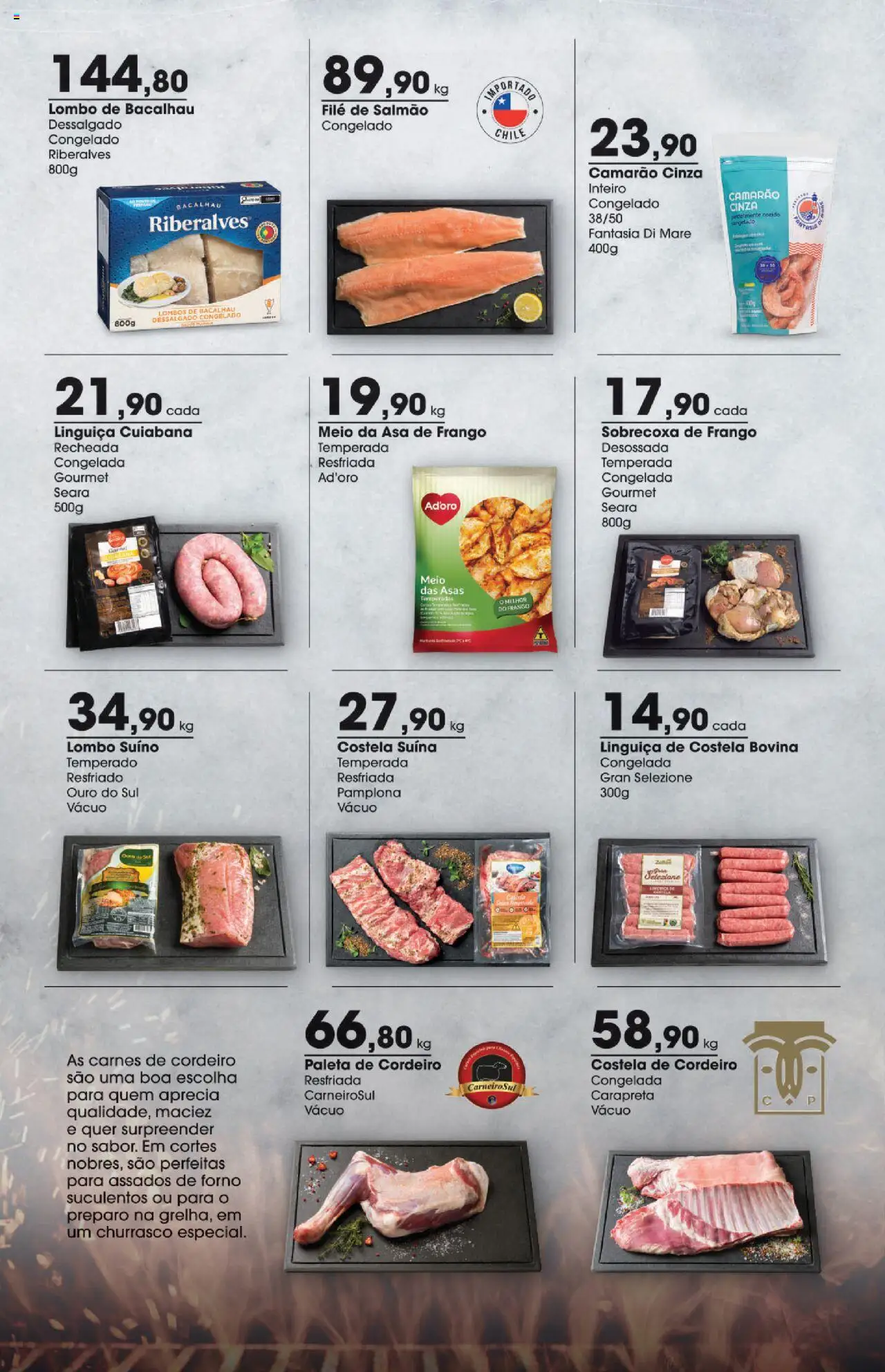 Zaffari Folheto - válido de 11.09.2025 | Página: 4 | Produtos: Forno, Salmão, Lombo, Camarão