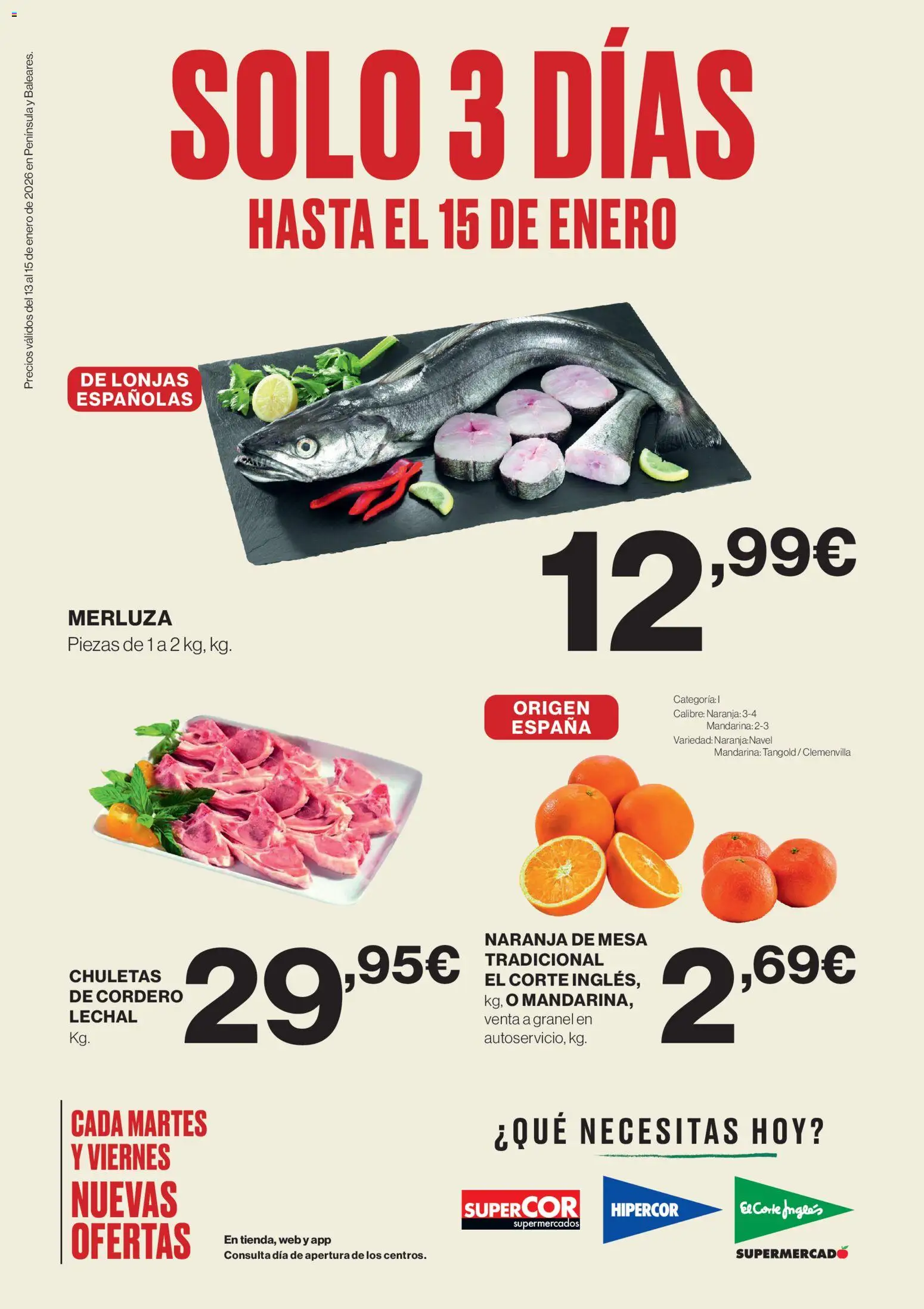 Nuevas ofertas de El Corte Inglés válidas en toda la República Mexicana desde el 13.01.2026. ¡Encuentra las mejores ofertas en El Corte Inglés catálogo! | Página: 1 | Productos: Mesa