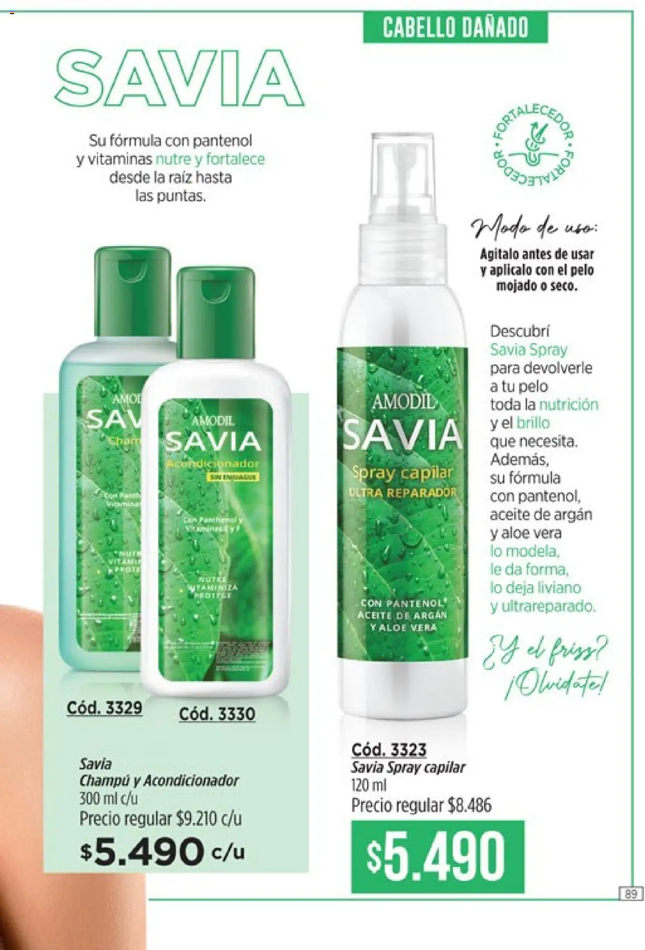 Catálogo Amodil Campaña 14 │ válido desde el 19.08.2025 | Página: 89 | Productos: Vitaminas, Champú, Acondicionador, Brillo