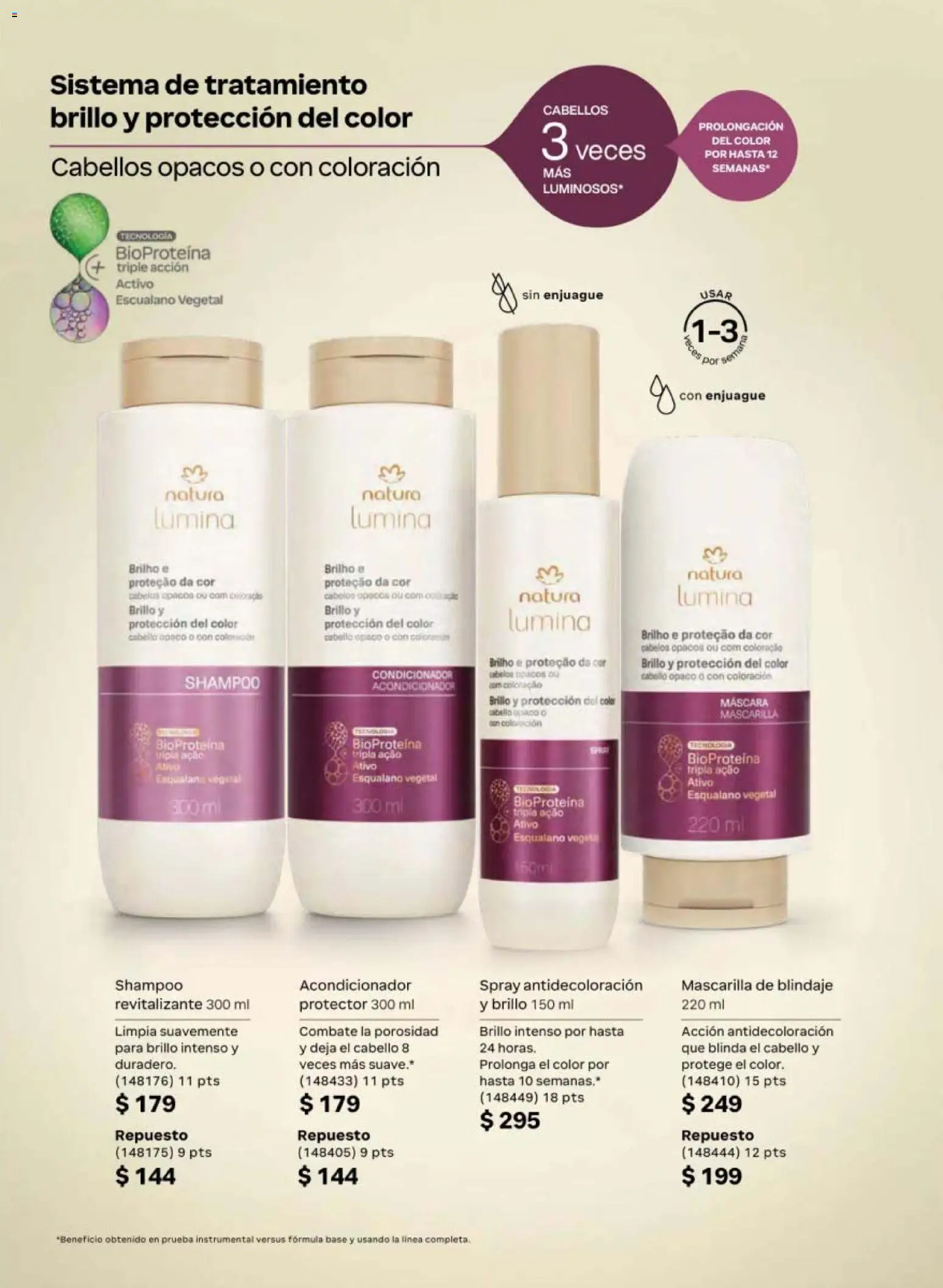 Nuevas ofertas de Natura válidas en toda la República Mexicana desde el 24.04.2026. ¡Encuentra las mejores ofertas en Natura campaña 7 2026! | Página: 137 | Productos: Máscara, Brillo, Mascarilla, Acondicionador