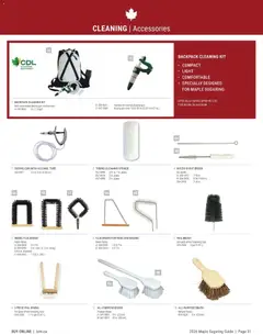 Preview of BMR - Agrizone Maple Sugaring Guide from shop BMR valid from 01.01.2026 | Page: 31 | Products: Backpack, Brush, Sponge
