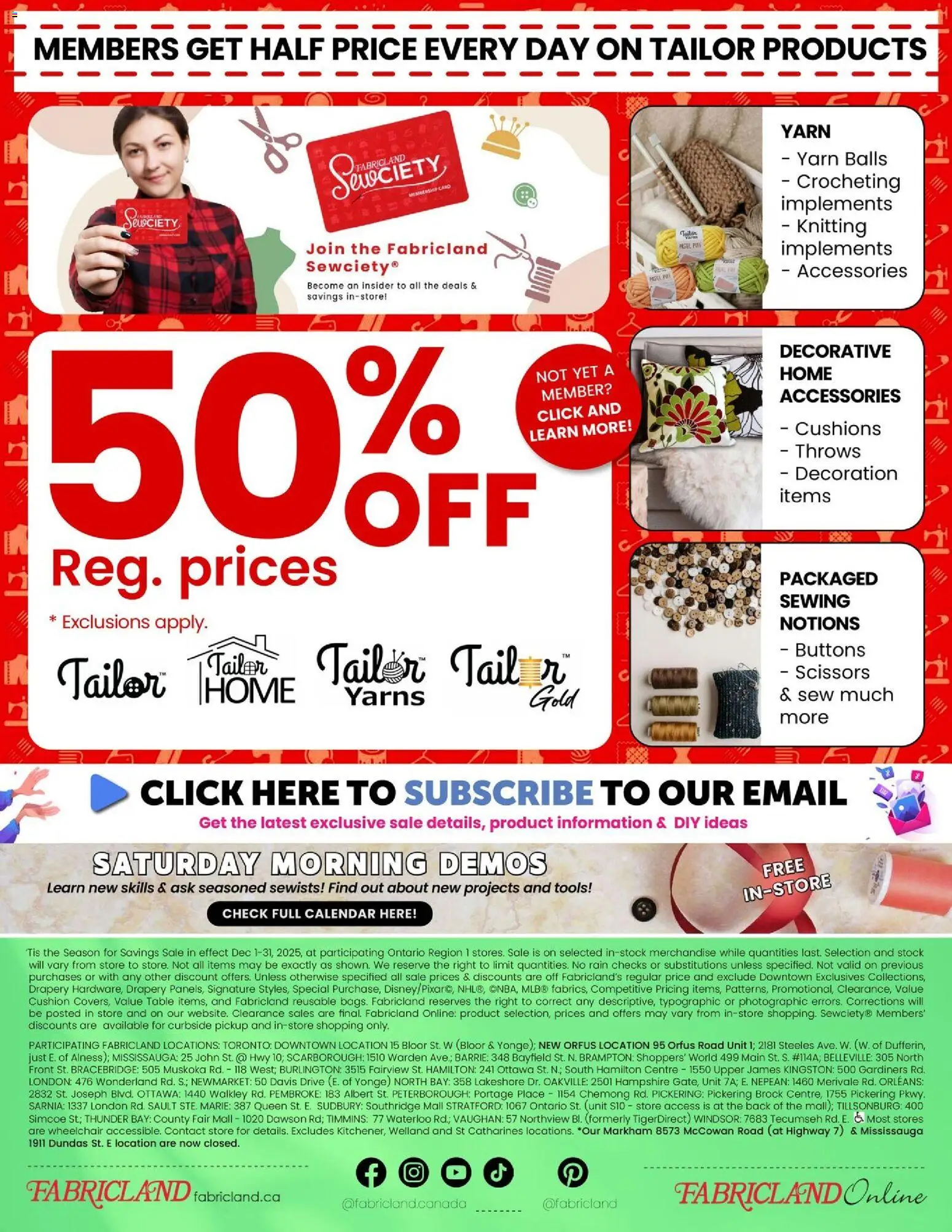 Fabricland flyer valid from 01.12.2025 | Page: 12