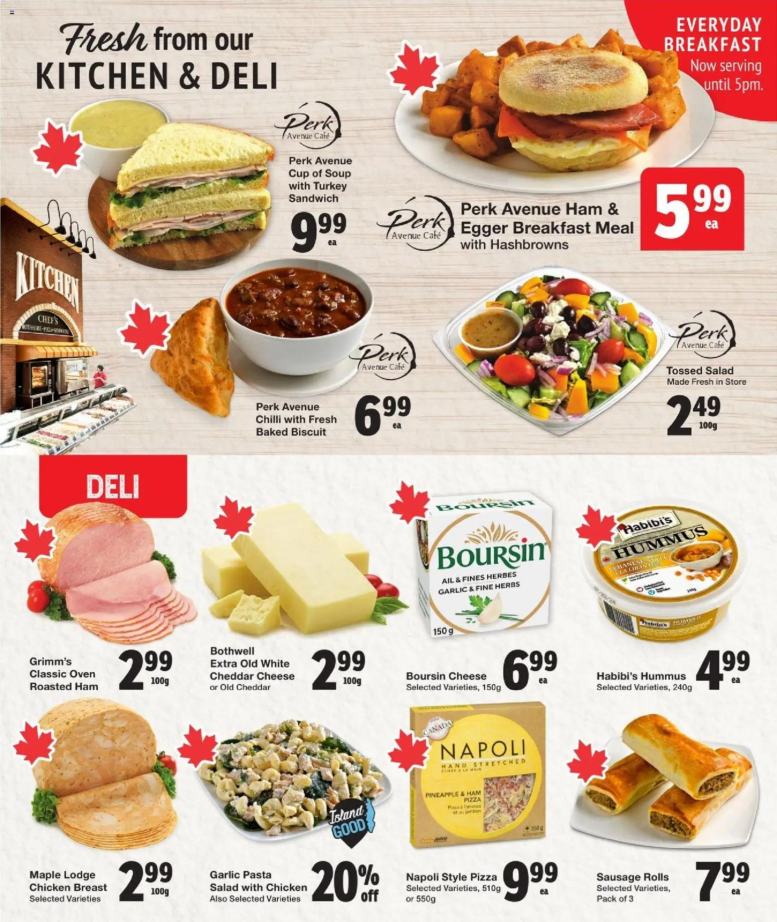 Quality Foods flyer valid from 08.01.2026 | Page: 5 | Products: Salad, Turkey, Oven, Pork