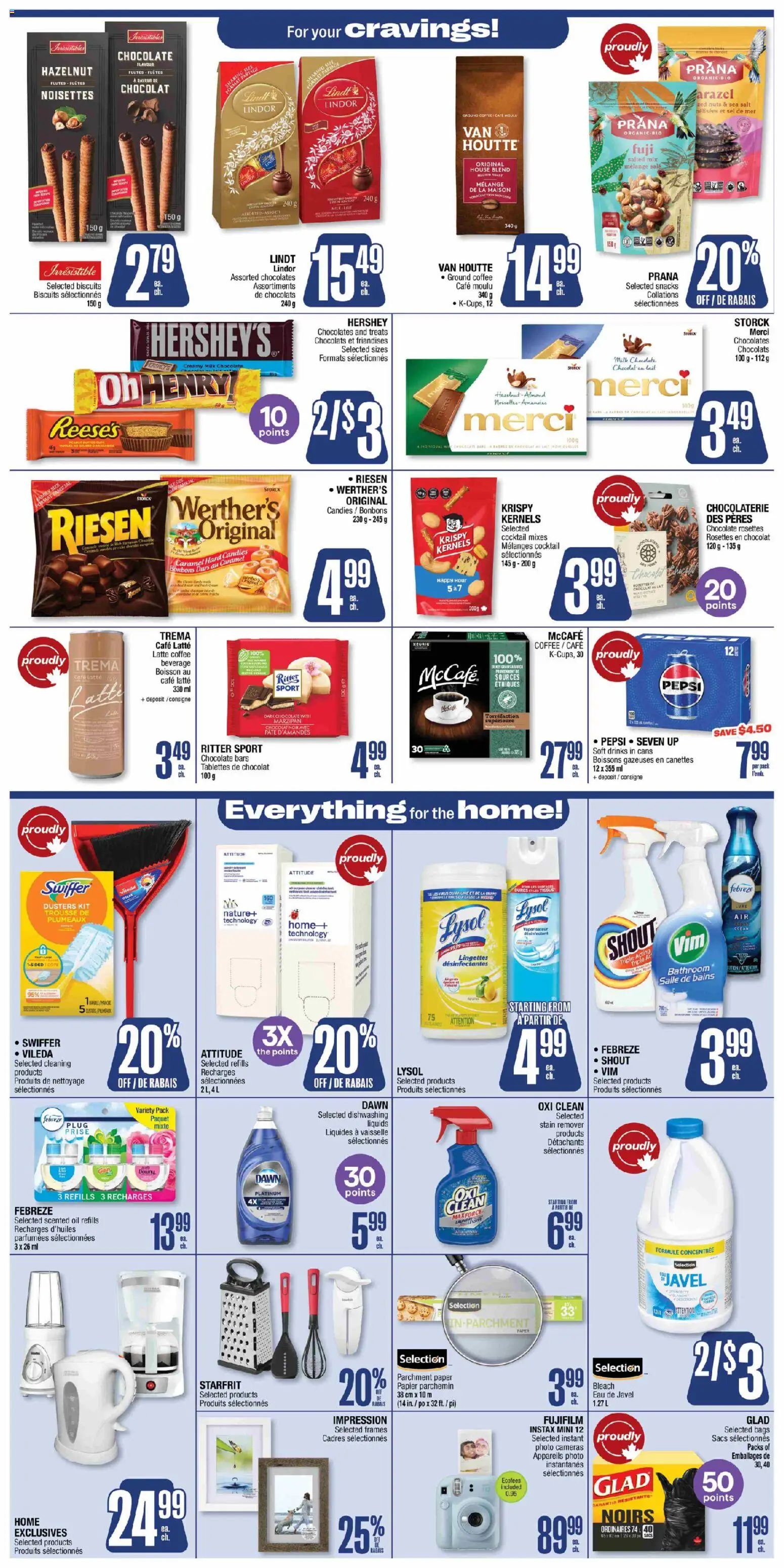 Jean Coutu flyer valid from 12.03.2026 | Page: 9 | Products: Stain remover, Milk, Oil, Coffee