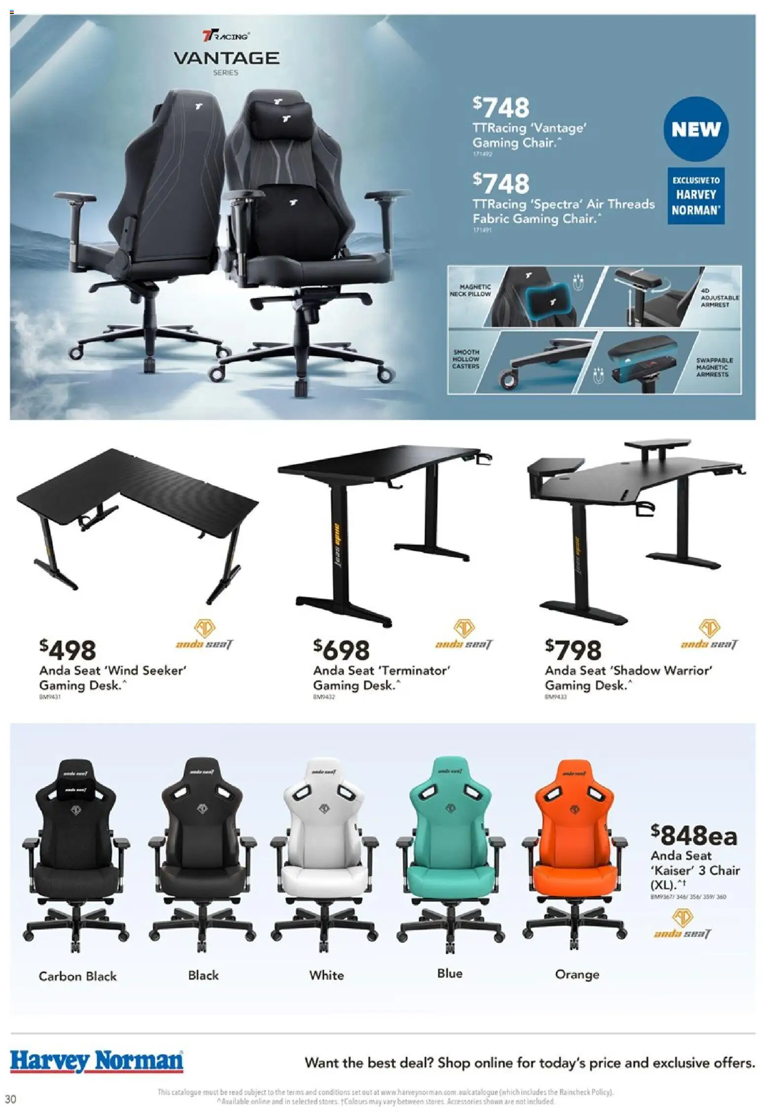 Harvey Norman catalogue - valid from 06.03.2026 | Page: 30 | Products: Chair, Desk, Accessories, Pillow
