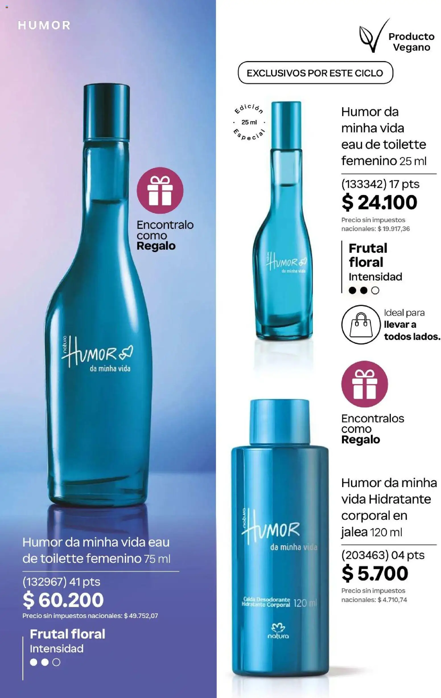 Natura Catálogo Ciclo 4/2026 │ válido desde el 01.04.2026 | Página: 102 | Productos: Eau de toilette, Desodorante