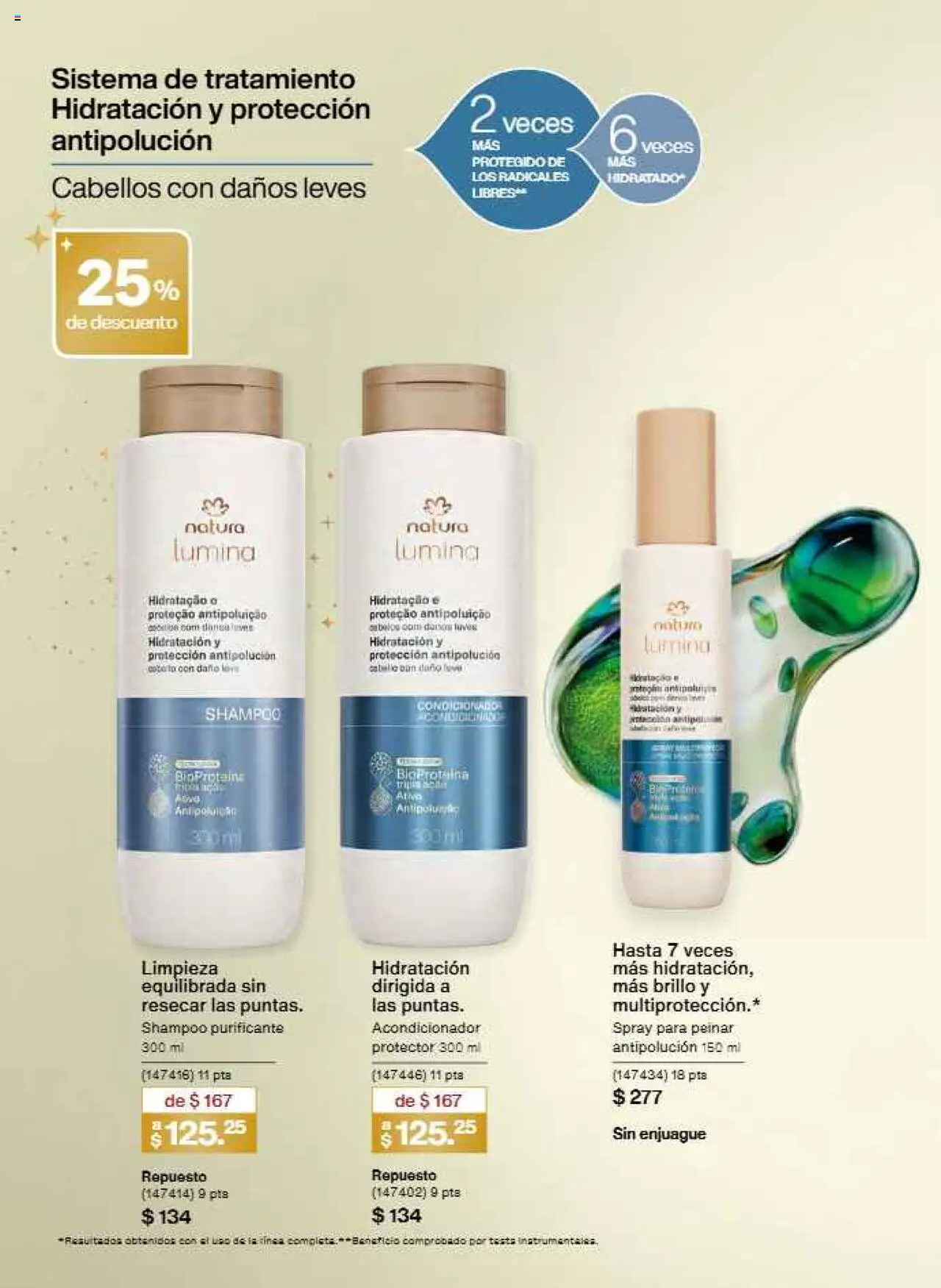 Nuevas ofertas de Natura válidas en toda la República Mexicana desde el 22.11.2025. ¡Encuentra las mejores ofertas en Natura campaña 17 2025! | Página: 163 | Productos: Brillo, Acondicionador