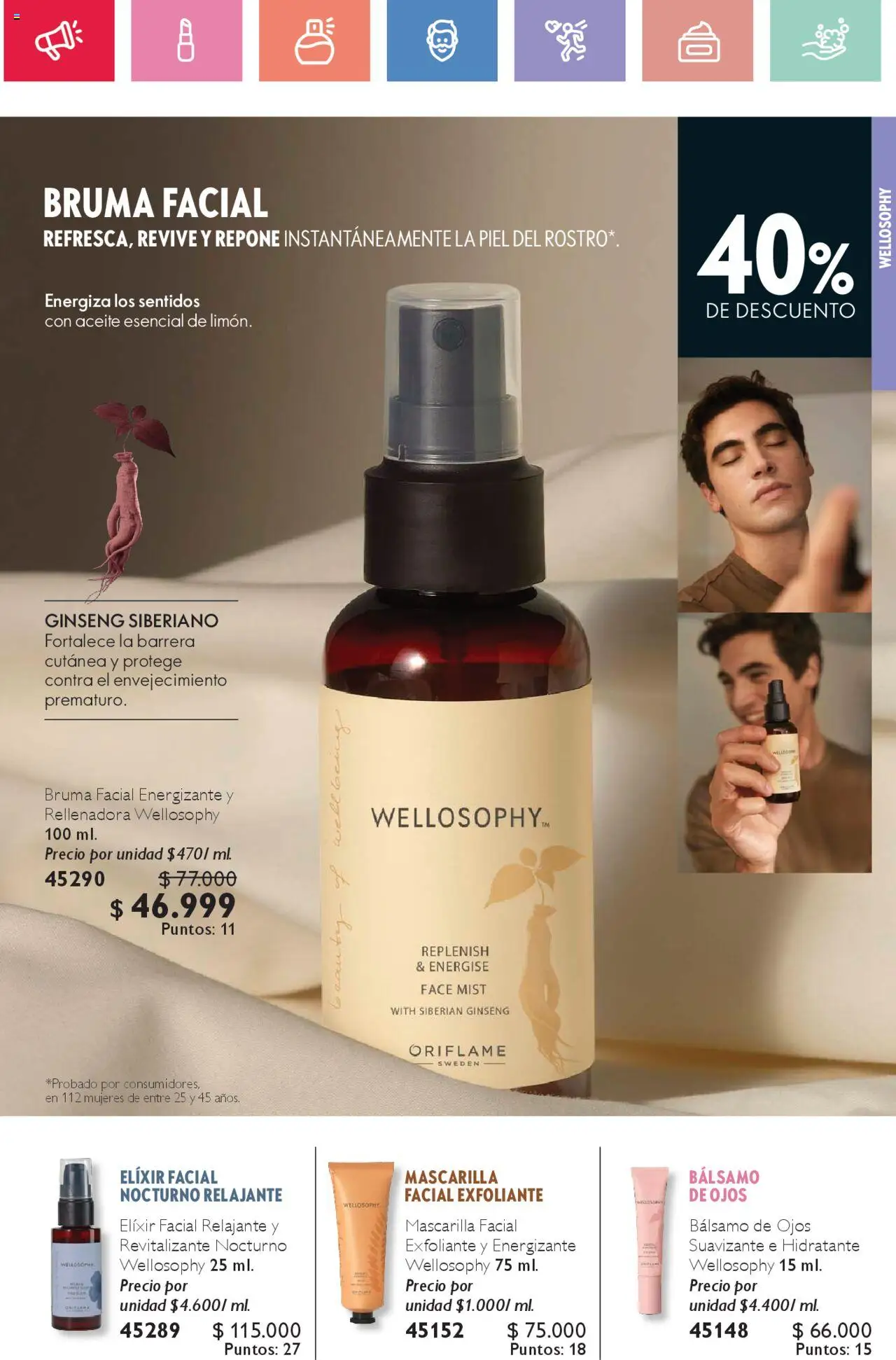 Oriflame revista - valida desde el 02.08.2025 | Página: 41 | Productos: Bálsamo, Suavizante, Mascarilla, Aceite