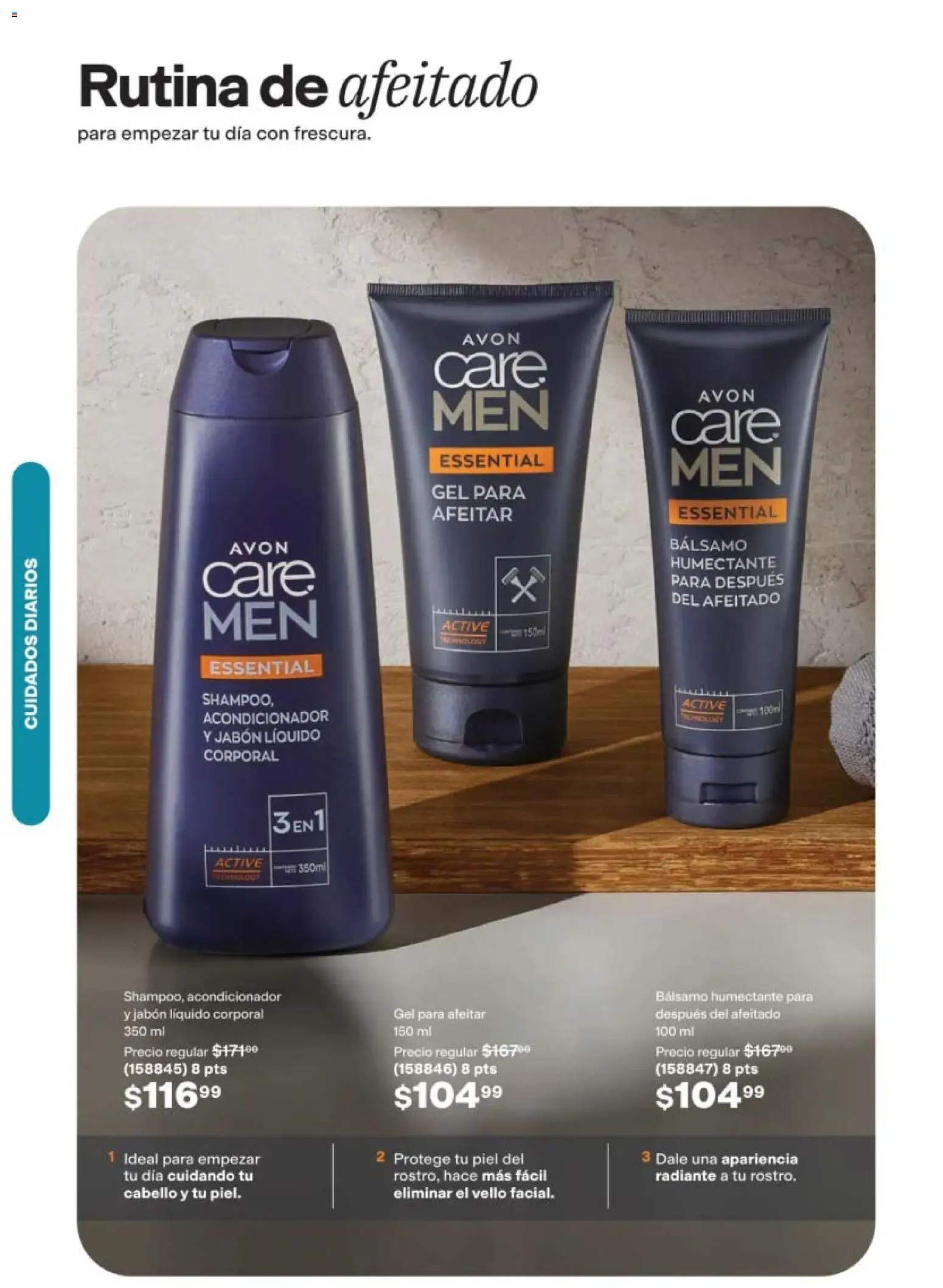 Nuevas ofertas de AVON válidas en toda la República Mexicana desde el 24.04.2026. ¡Encuentra las mejores ofertas en AVON campaña 7 2026! | Página: 166 | Productos: Jabón líquido, Bálsamo, Acondicionador, Jabón