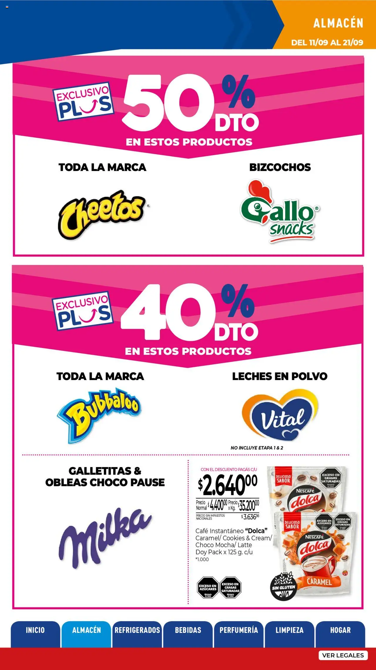 La Anonima - Insuperables - z3 │ válido desde el 11.09.2025 | Página: 7 | Productos: Galletitas, Polvo, Café, Bizcochos