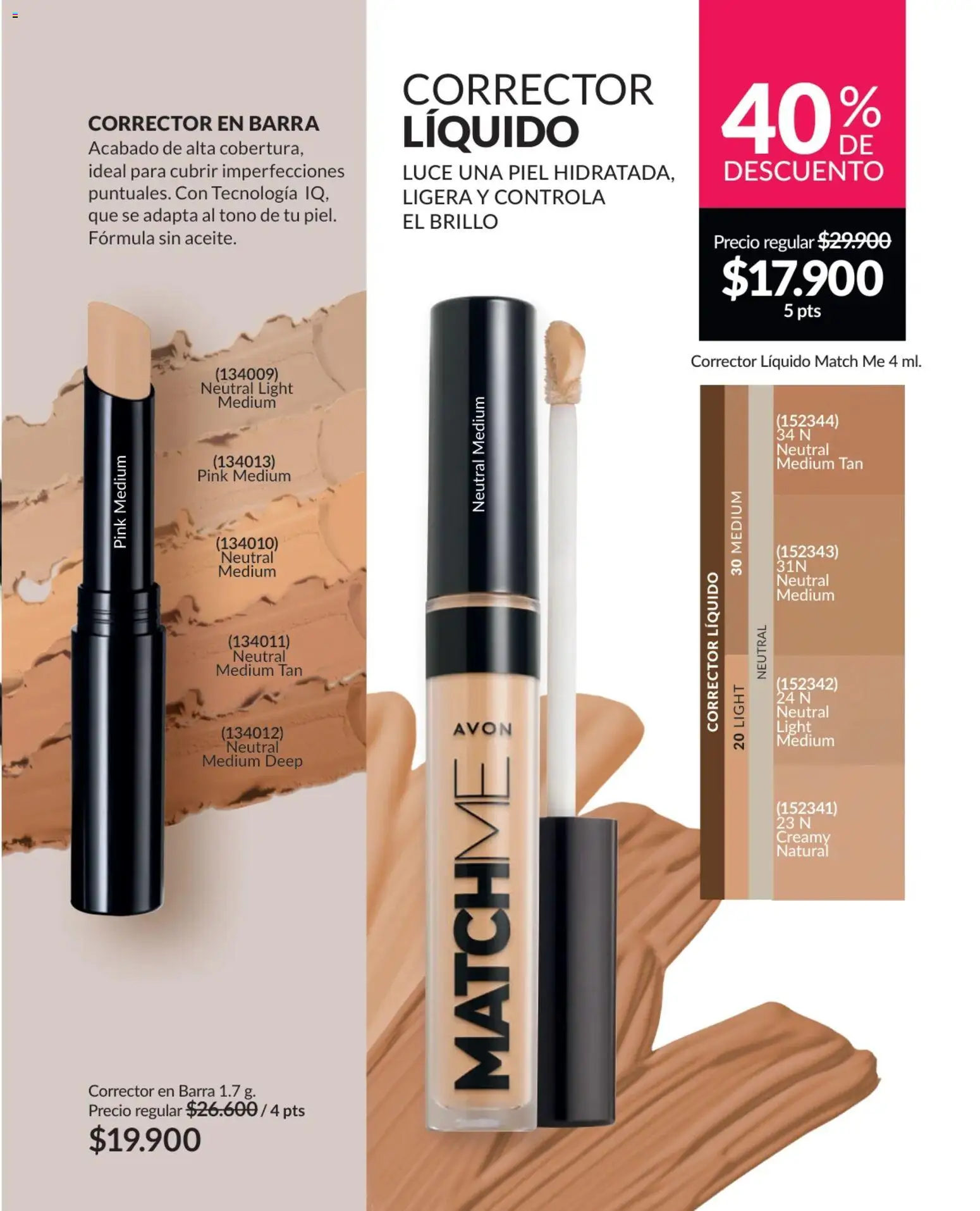 Avon revista - valida desde el 25.02.2026 | Página: 38 | Productos: Brillo, Corrector