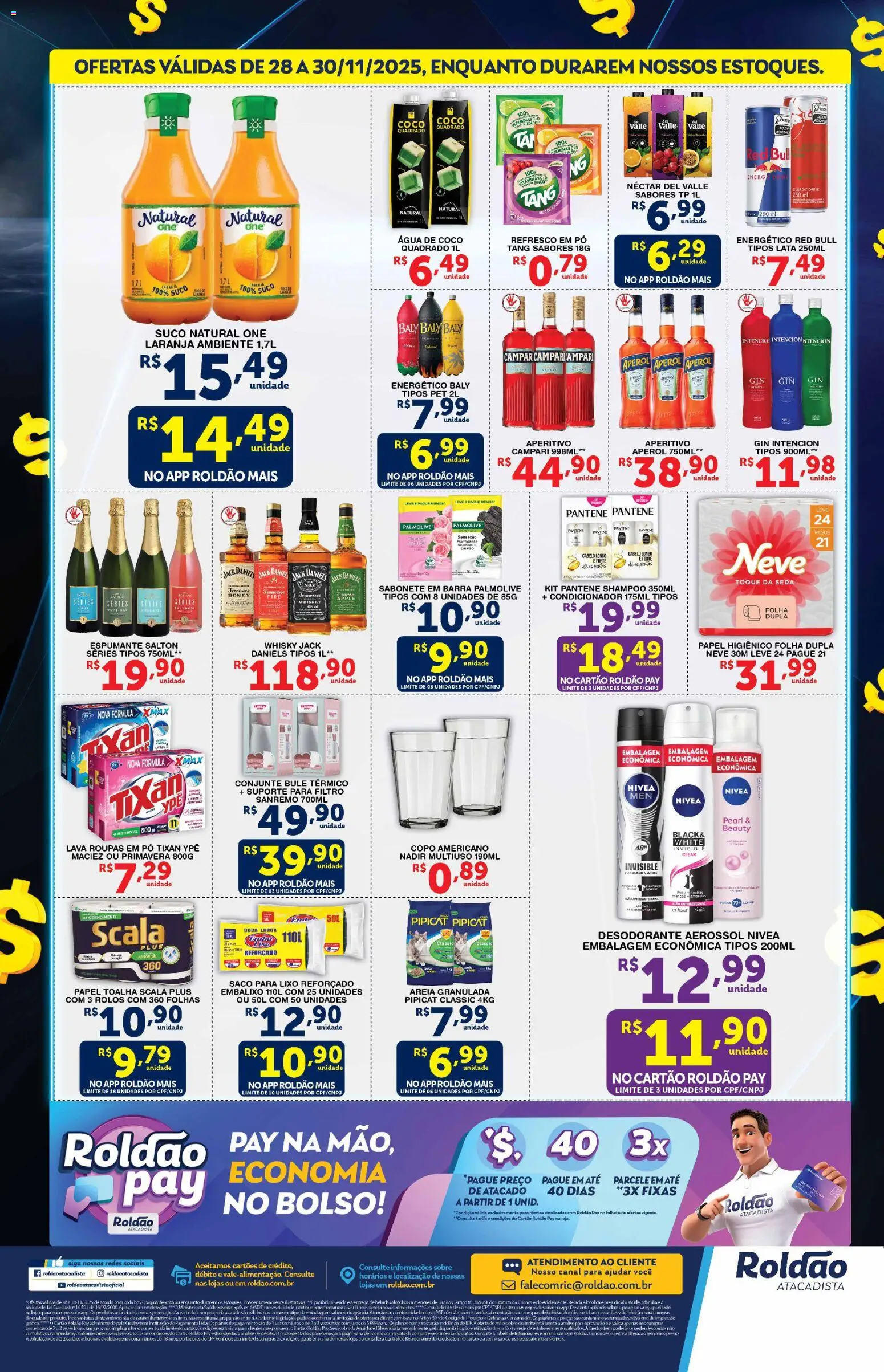 Roldão Folheto - válido de 28.11.2025 | Página: 4 | Produtos: Coco, Saco para lixo, Papel toalha, Suco