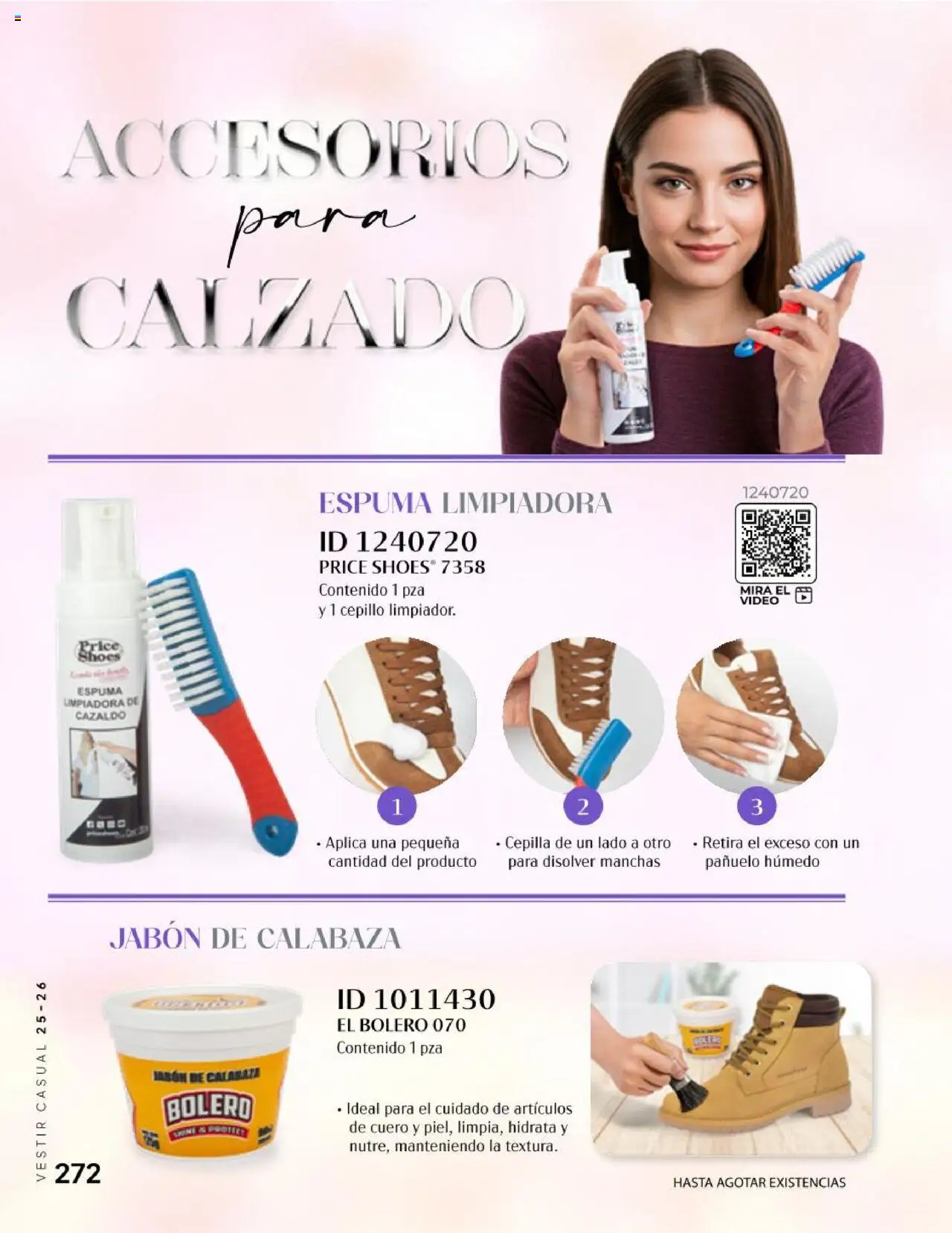 Nuevas ofertas de Price Shoes válidas en toda la República Mexicana desde el 25.09.2025. ¡Encuentra las mejores ofertas en Price Shoes - Catálogo Vestir Casual! | Página: 272 | Productos: Cepillo, Espuma, Pañuelo, Jabón