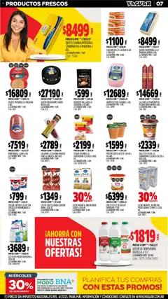 Yaguar - San Juan │ válido desde el 15.09.2025 | Página: 7 | Productos: Jamón cocido, Polvo, Dulce de leche, Chocolatada