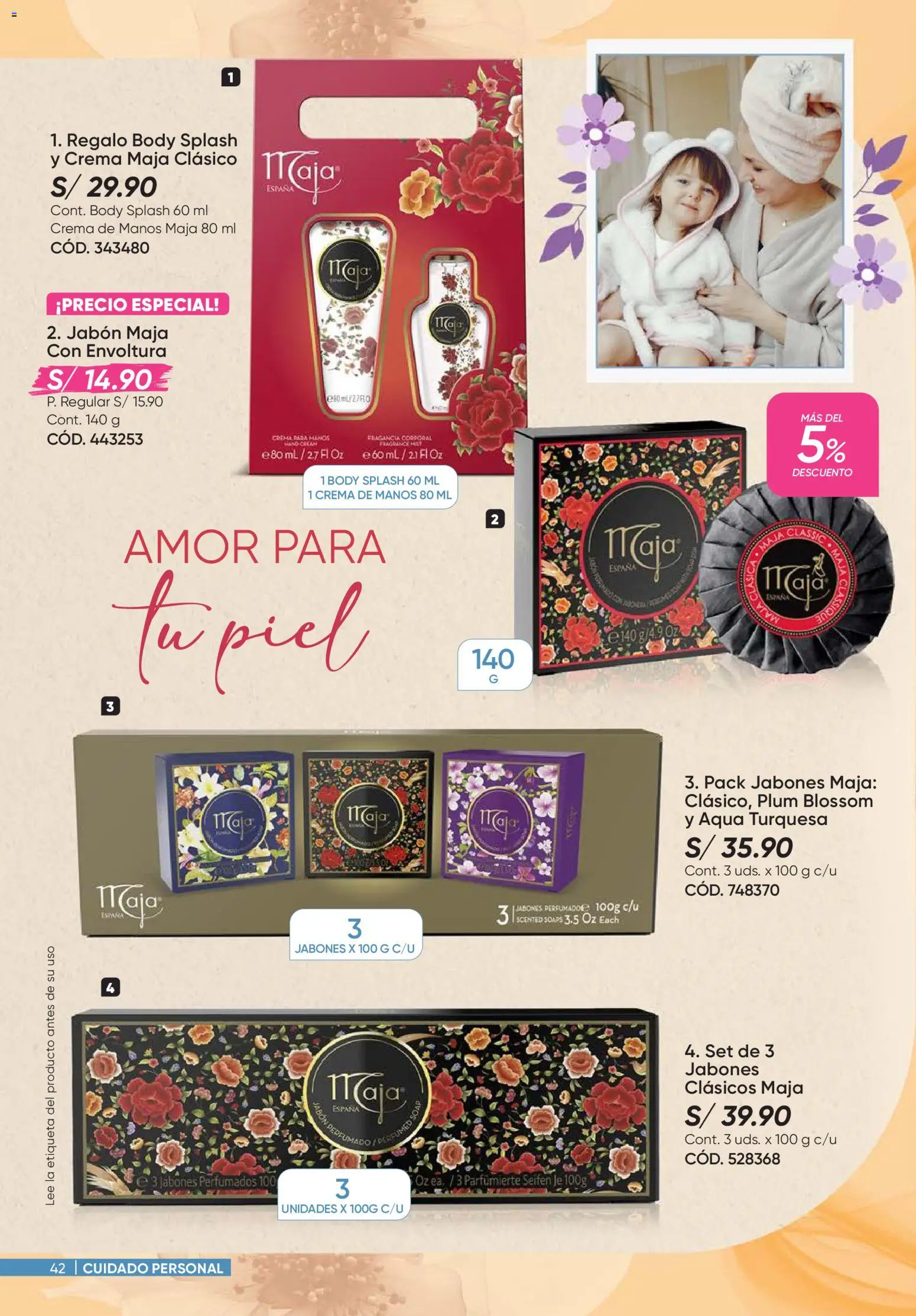 Catálogo Azzorti válido desde 14.04.2026 | Página: 42 | Productos: Crema de manos, Jabón, Crema