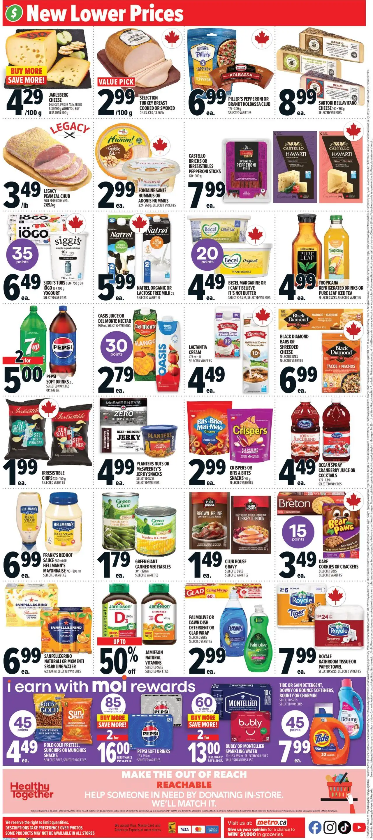 Metro flyer valid from 09.10.2025 | Page: 4 | Products: Tea, Nuts, Butter, Juice
