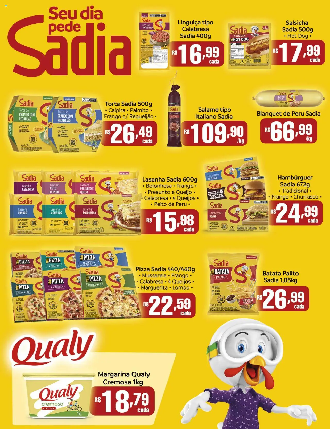 Supermercado Dalben Folheto - válido de 16.09.2025 | Página: 1 | Produtos: Palmito, Iogurte, Presunto, Mussarela