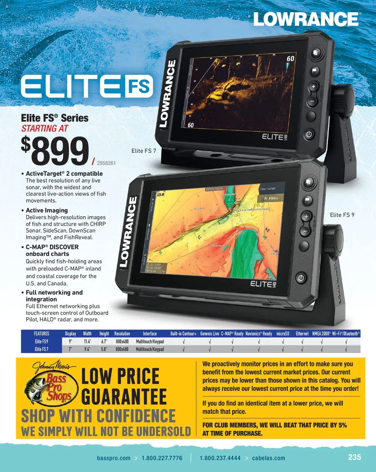 Cabela's Saltwater Specialist 25 - valid from 01.01.2025 | Page: 235 | Products: Fish, Monitor, Audio