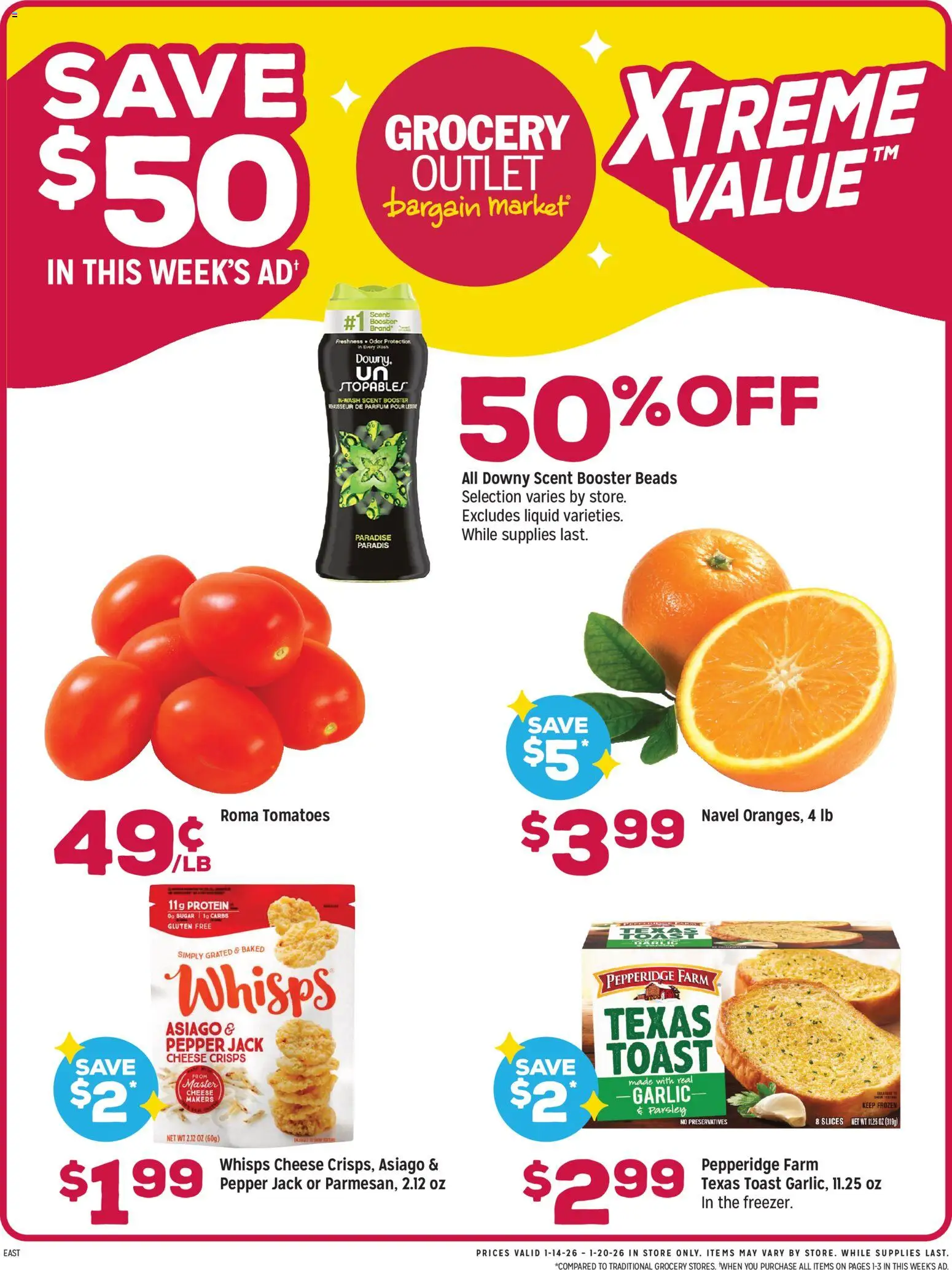 Grocery Outlet Weekly Ad - OH - valid from 14.01.2026 | Page: 1