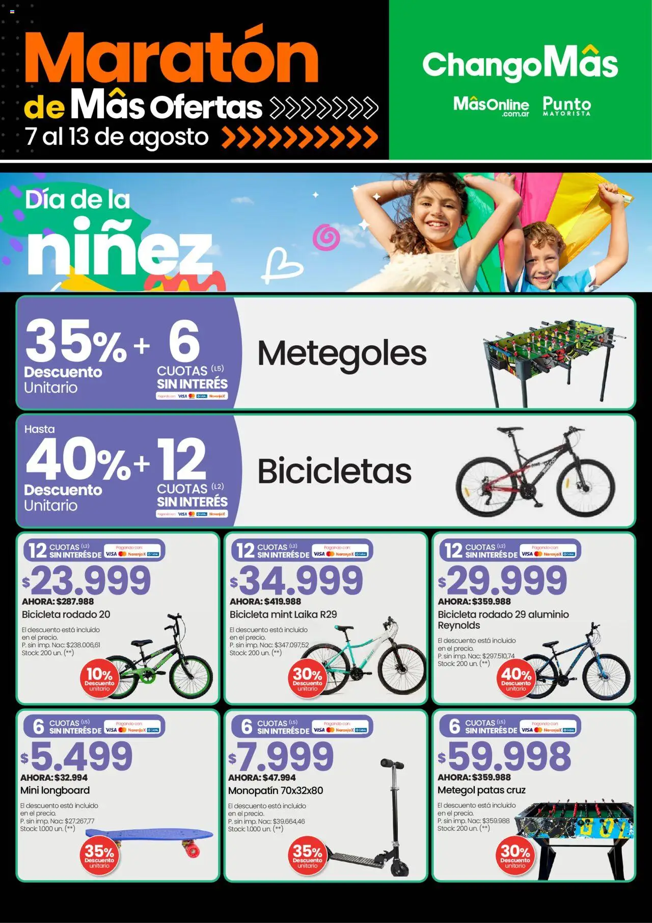Changomas ofertas │ válido desde el 07.08.2025 | Página: 2 | Productos: Monopatin