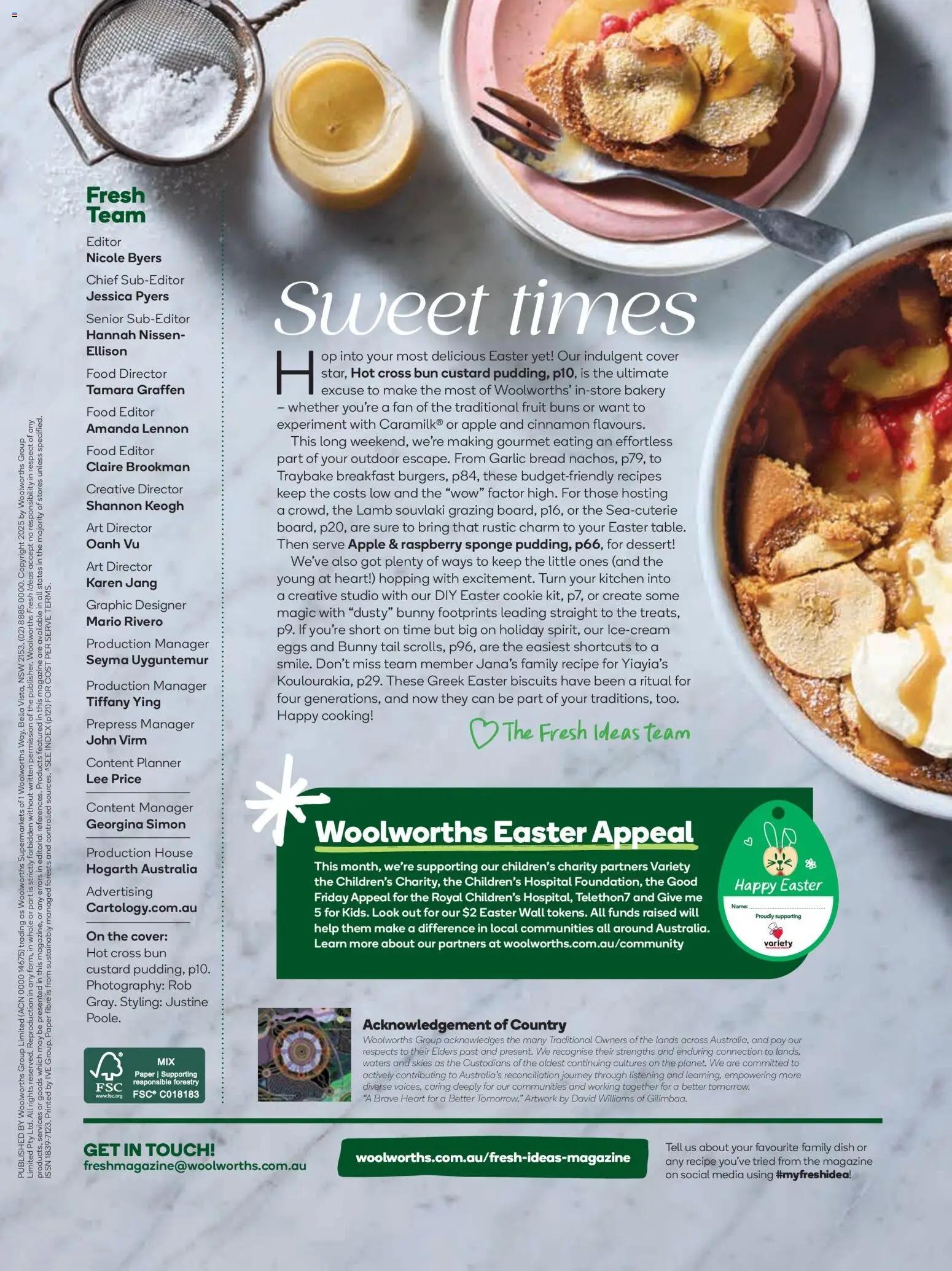 Woolworths catalogue - valid from 01.04.2026 | Page: 3 | Products: Lamb, Garlic, Raspberry, Bakery