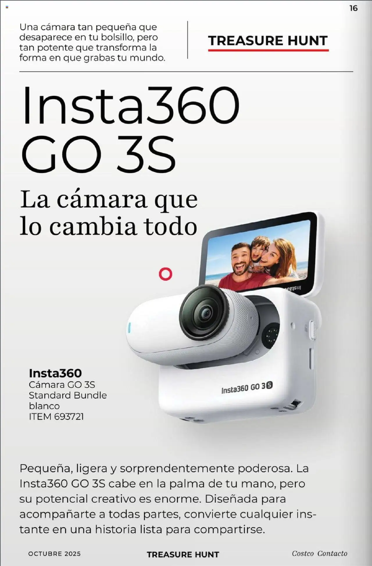 Nuevas ofertas de Costco válidas en toda la República Mexicana desde el 03.10.2025. ¡Encuentra las mejores ofertas en Costco - Revista Octubre! | Página: 16 | Productos: Cámara