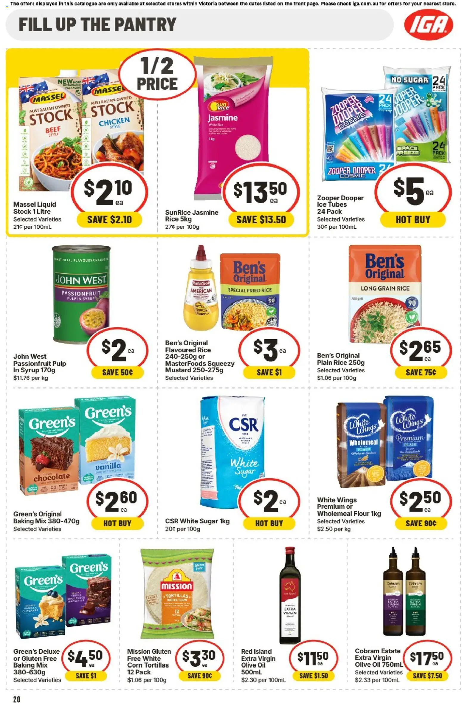 IGA catalogue - valid from 24.12.2025 | Page: 23 | Products: Flour, Oil, Mustard, Passionfruit