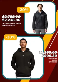 Vista previa de Innovasport catálogo, nuevo folleto de la tienda, válido en México a partir del 13.01.2026 | Página: 5 | Productos: Chamarra, Sudadera