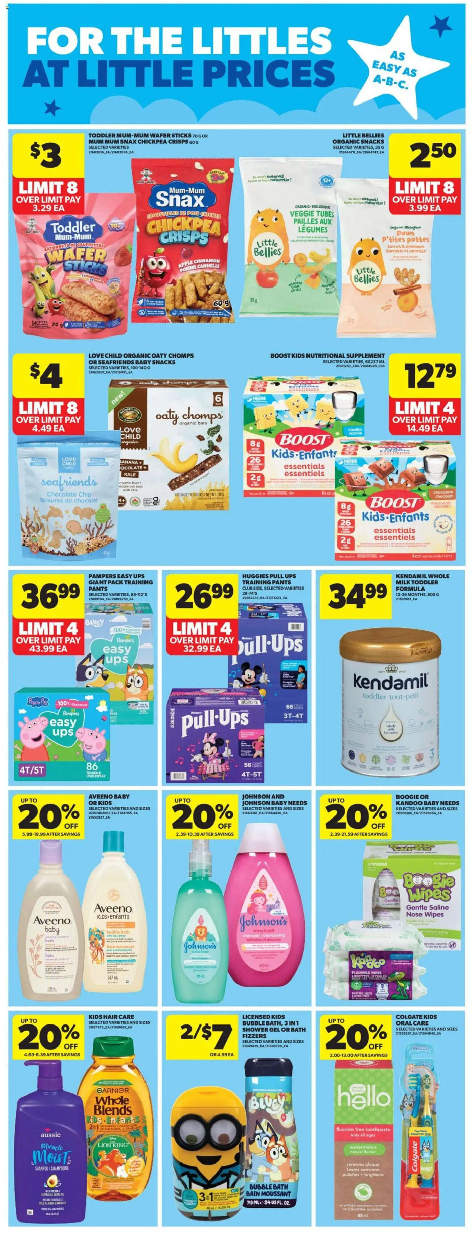Real Canadian Superstore flyer valid from 22.01.2026 | Page: 26 | Products: Shampoo, Bubble bath, Bath, Pants