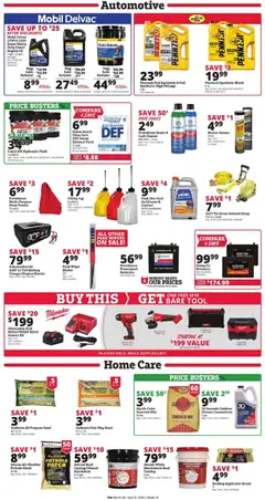 Preview of Rural King weekly ads valid from 26.03.2026 | Page: 10 | Products: Brush, Ratchet, Starter, Coolant