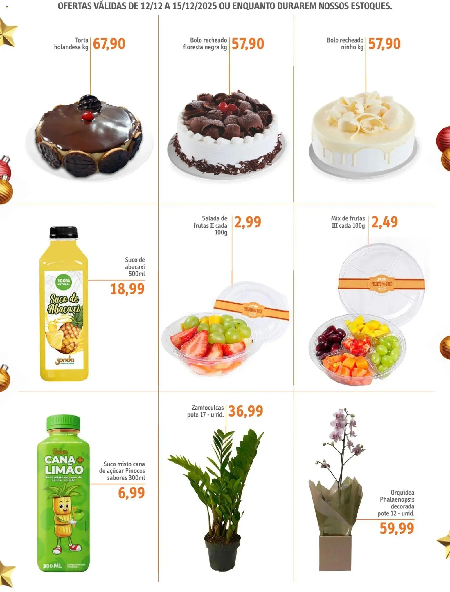 Sonda Folheto - válido de 12.12.2025 | Página: 5 | Produtos: Suco, Abacaxi, Bolo, Açúcar