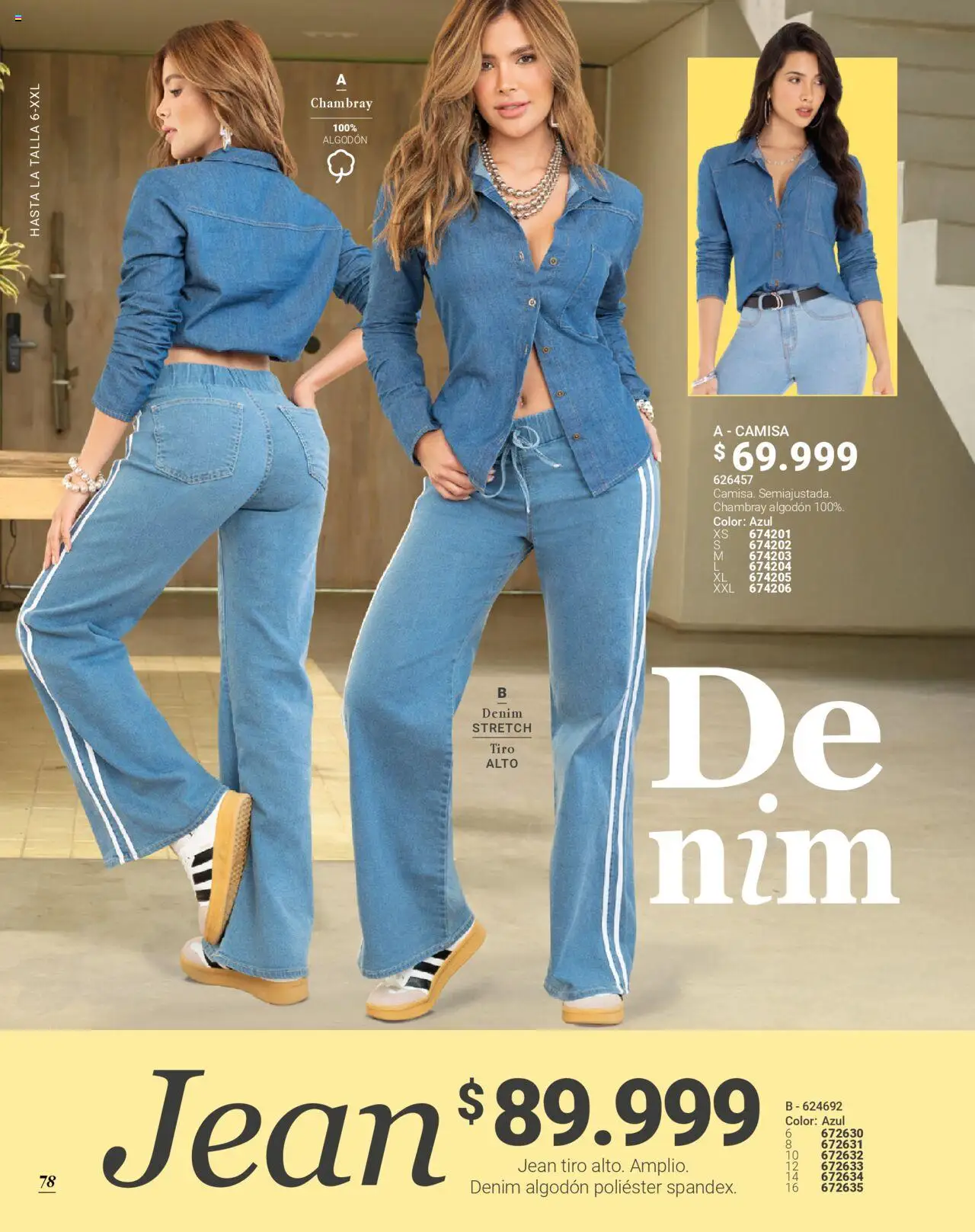 Carmel revista - valida desde el 08.09.2025 | Página: 78 | Productos: Algodón, Jean, Camisa