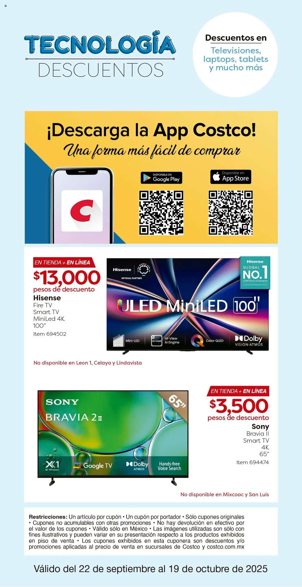 Nuevas ofertas de Costco válidas en toda la República Mexicana desde el 22.09.2025. ¡Encuentra las mejores ofertas en Costco - Catálogo! | Página: 3