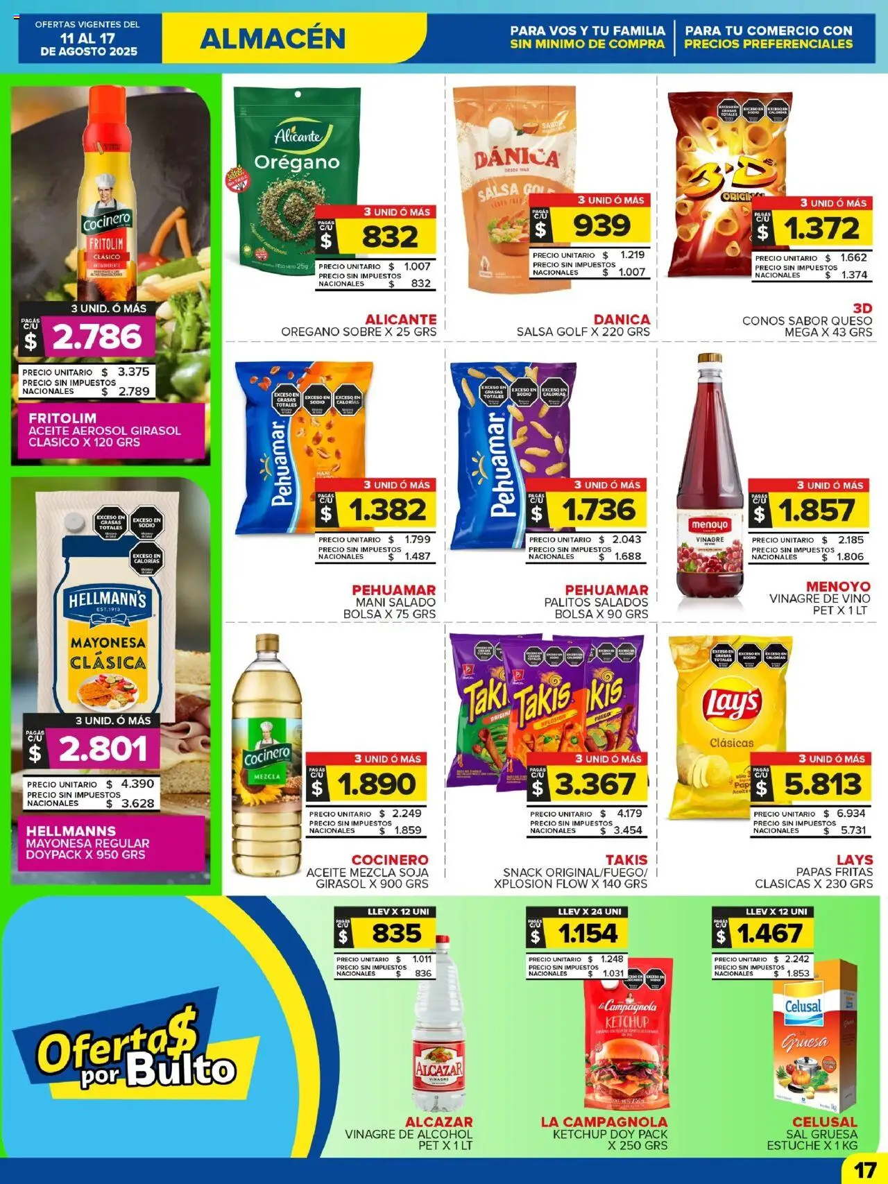 Carrefour Maxi catálogo - Jujuy │ válido desde el 11.08.2025 | Página: 17 | Productos: Bolsa, Ketchup, Sal, Estuche
