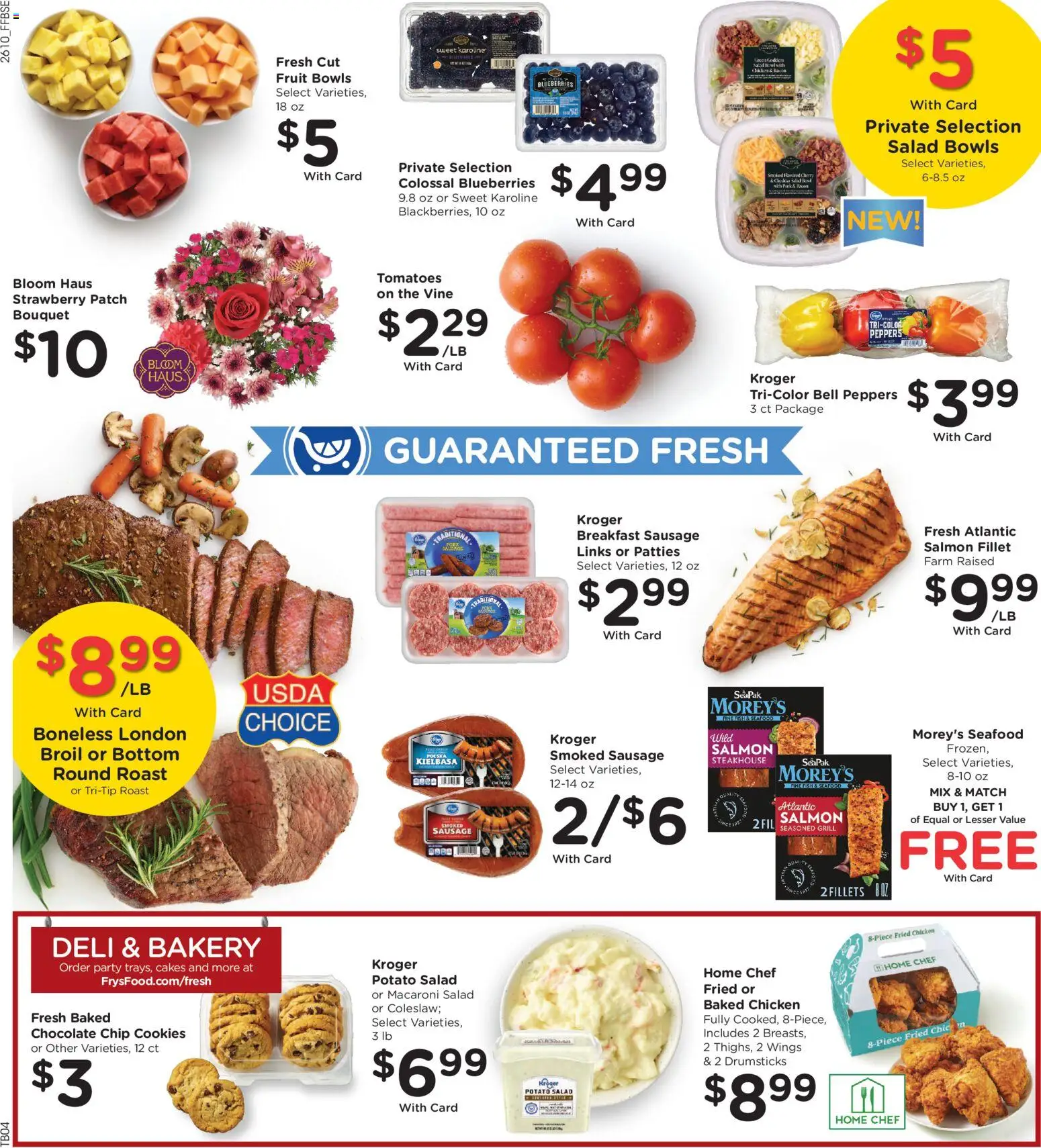 Fry's Food Weekly Ad - valid from 08.04.2026 | Page: 9 | Products: Chocolate, Seafood, Blueberries, Chocolate Chip