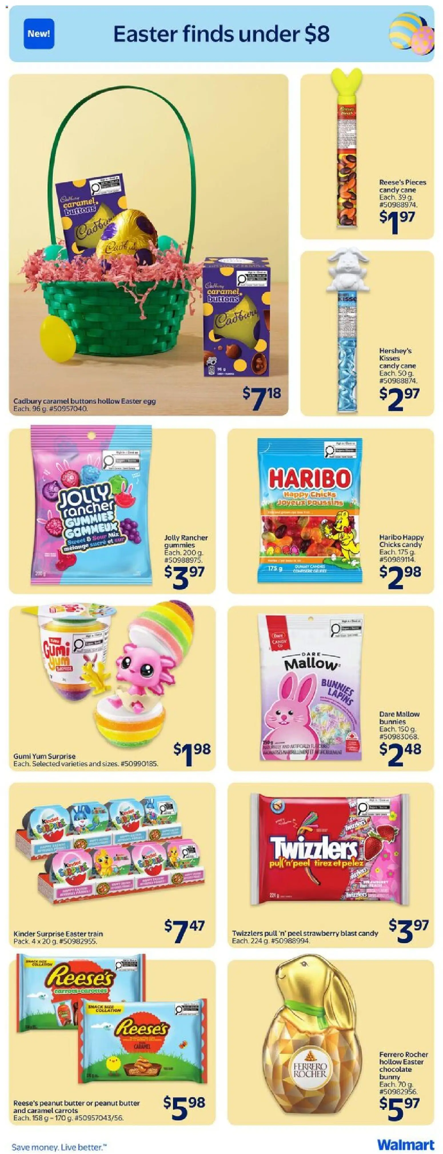 Walmart flyer valid from 19.03.2026 | Page: 10 | Products: Butter, Chocolate