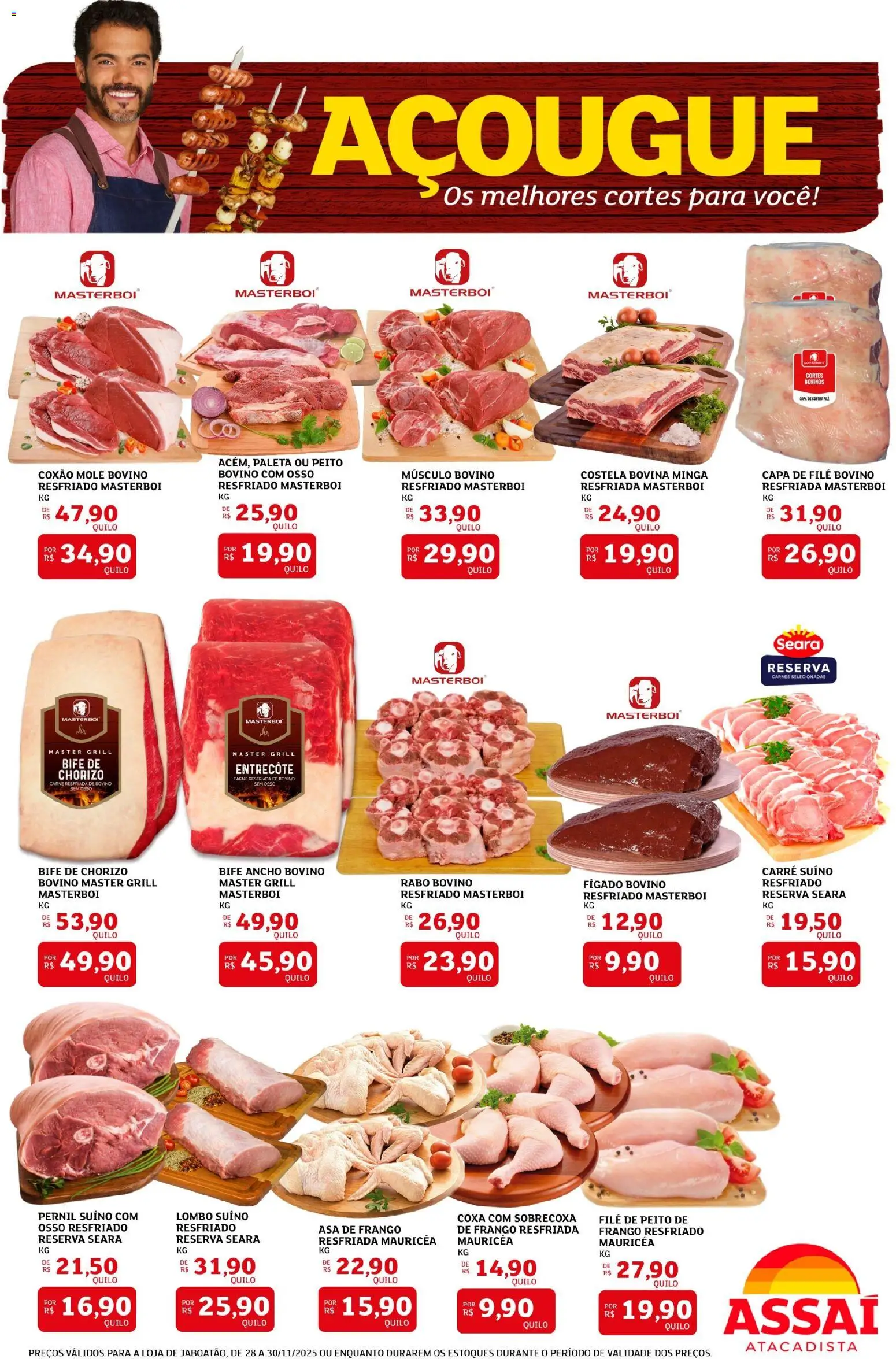 Assaí Atacadista Folheto - válido de 28.11.2025 | Página: 5 | Produtos: Grill, Lombo, Pernil, Frango