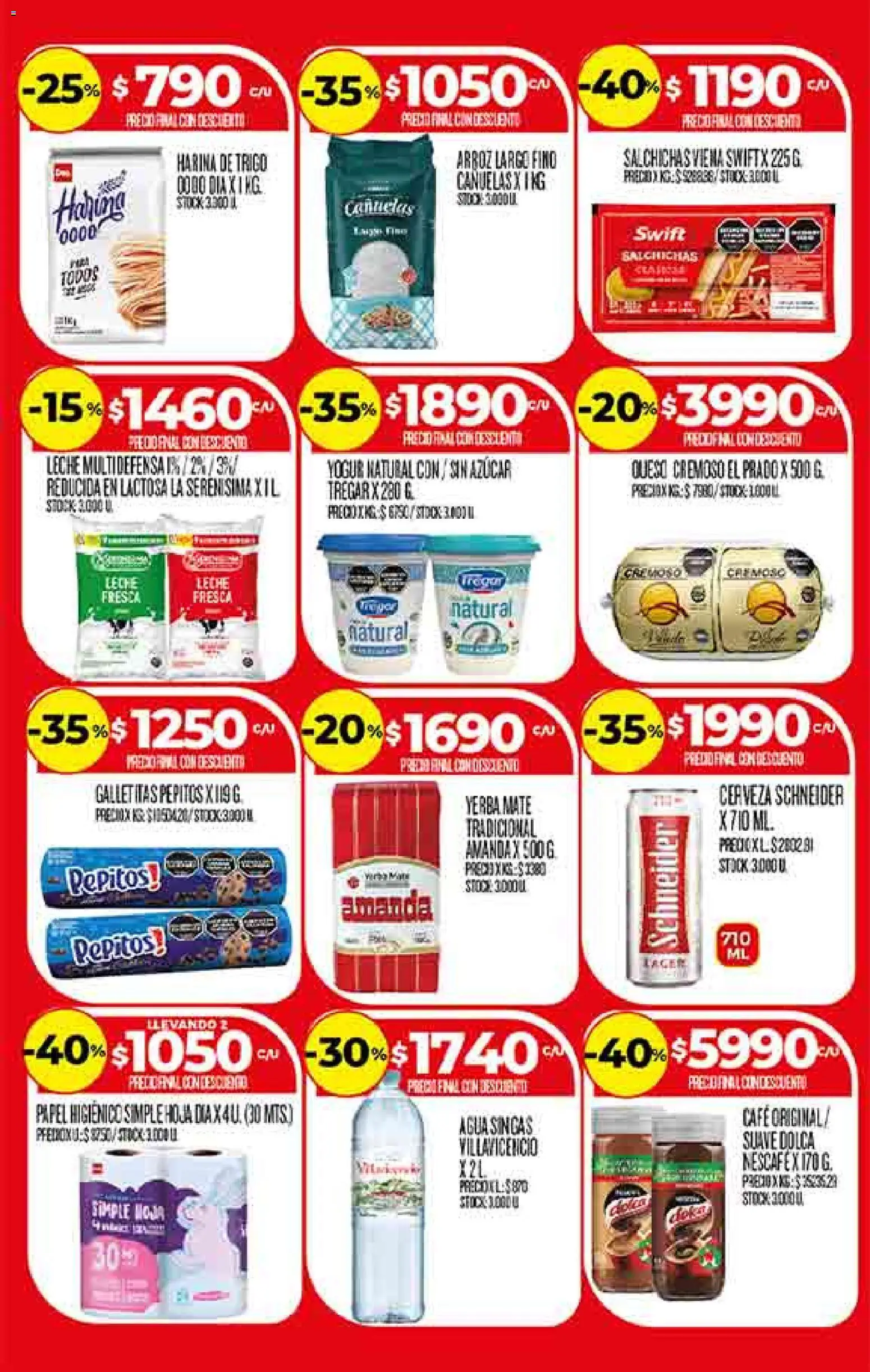 Supermercado DIA Ofertas │ válido desde el 19.11.2025 | Página: 3 | Productos: Mate, Queso, Café, Arroz