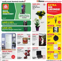 Preview of Home Hardware weekly flyer / circulaire from shop Home Hardware valid from 26.03.2026