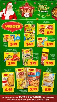 Lopes Supermercados - Ofertas Maggi - Pré-Visualização do folheto da loja Lopes Supermercados, válido de 31.10.2025