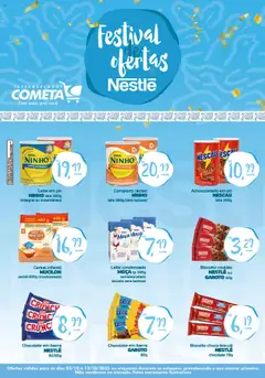 Cometa Supermercados - Ofertas Nestlé - Pré-Visualização do folheto da loja Cometa Supermercados, válido de 03.10.2025 | Página: 1