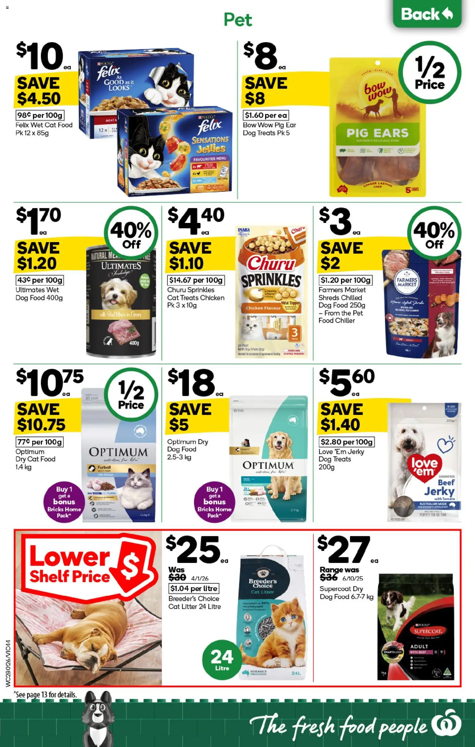 Woolworths catalogue - valid from 28.01.2026 | Page: 44 | Products: Shelf, Chicken, Beef, Dog food