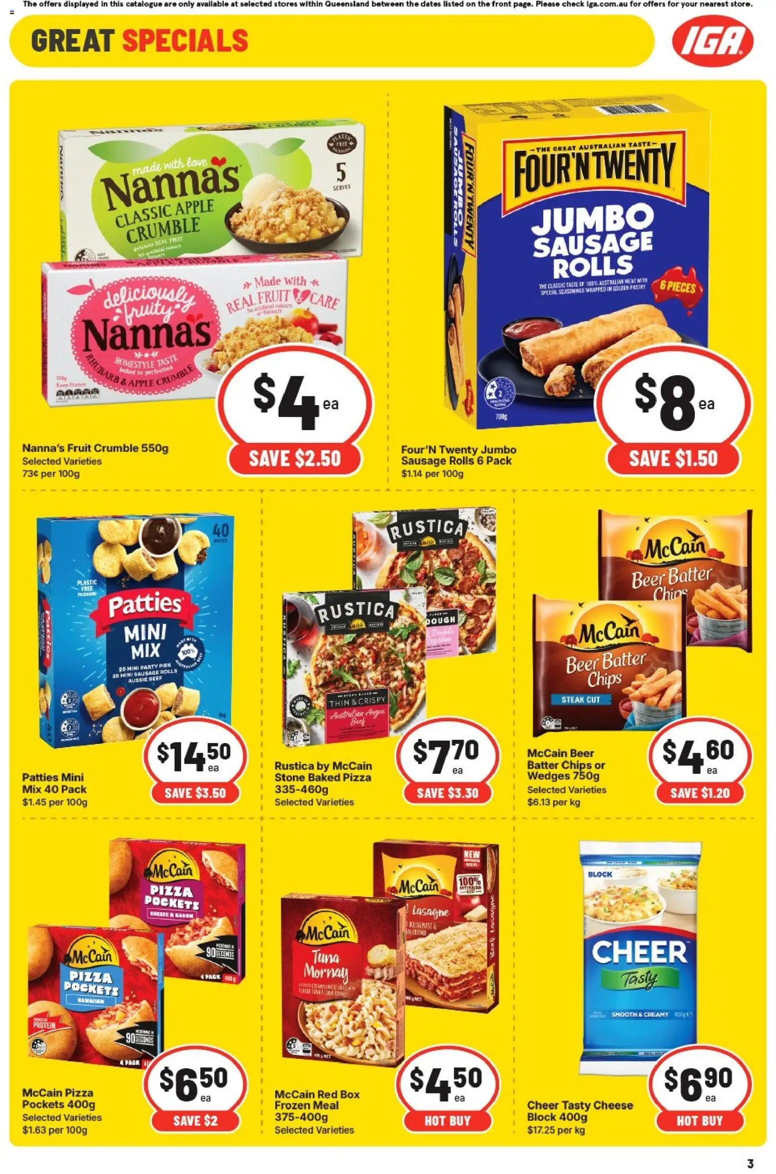 IGA catalogue - valid from 04.03.2026 | Page: 6 | Products: Chocolate, Rice, Pepsi, Water