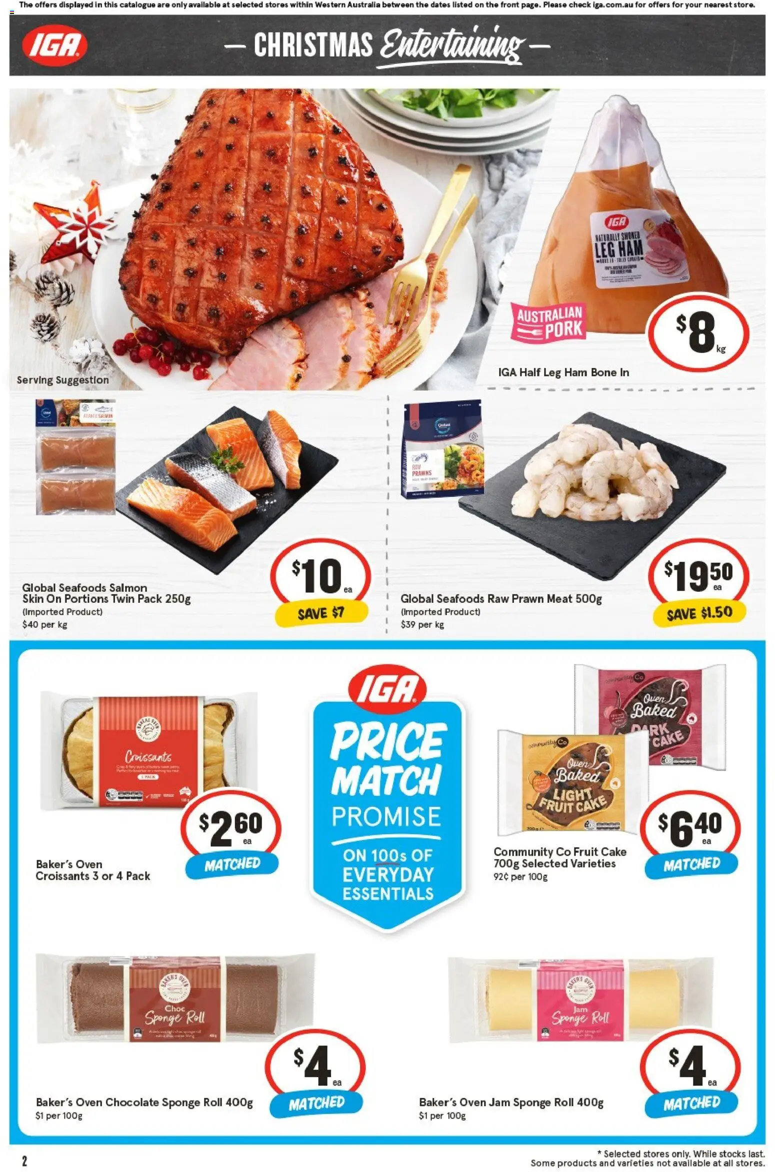 IGA catalogue - valid from 05.11.2025 | Page: 2 | Products: Light, Chocolate, Ham, Prawns